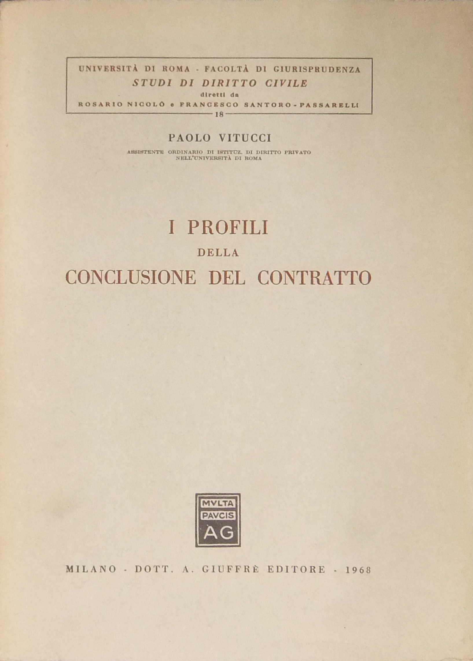 I profili della conclusione del contratto
