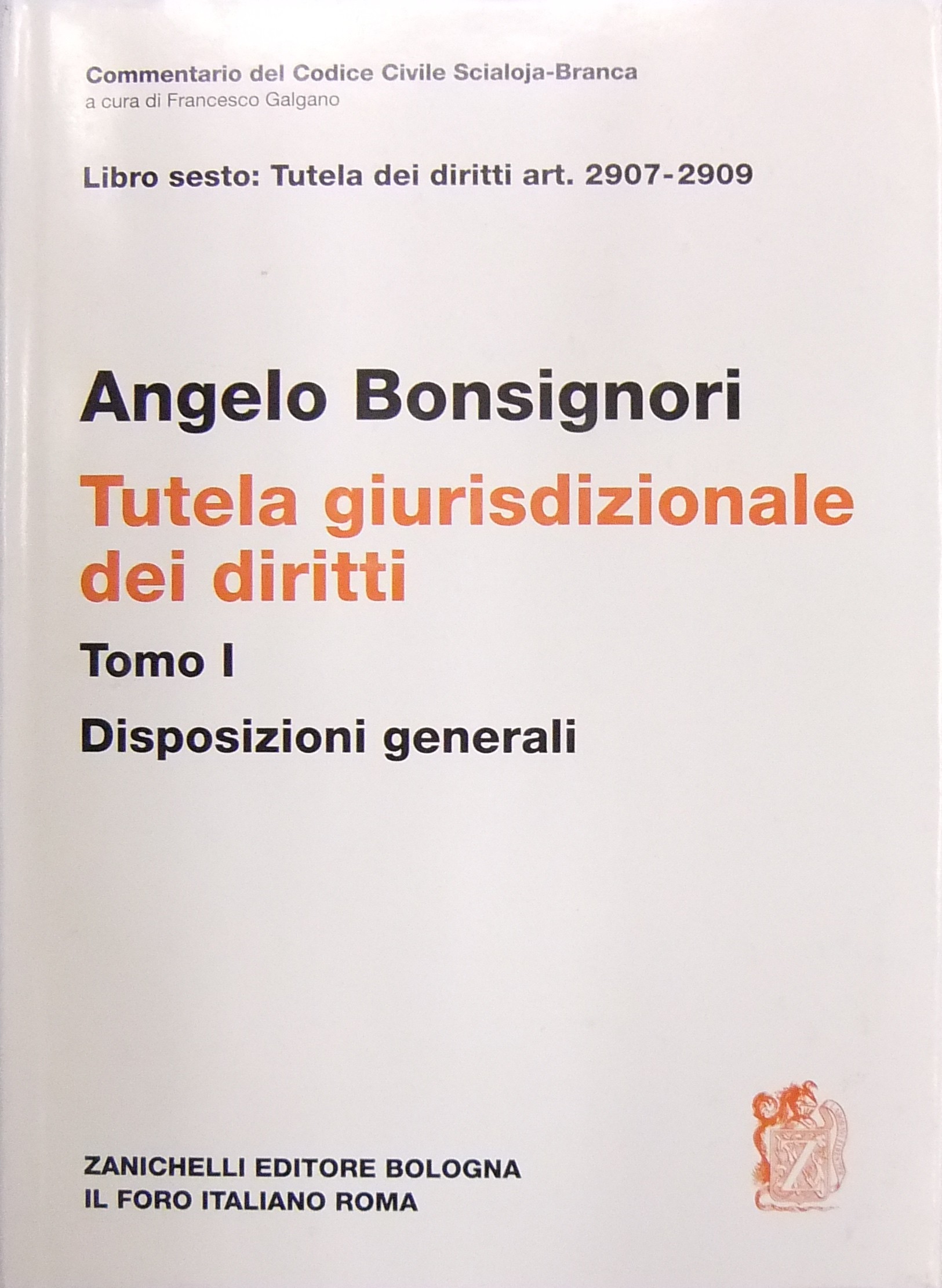 Della tutela giurisdizionale dei diritti.