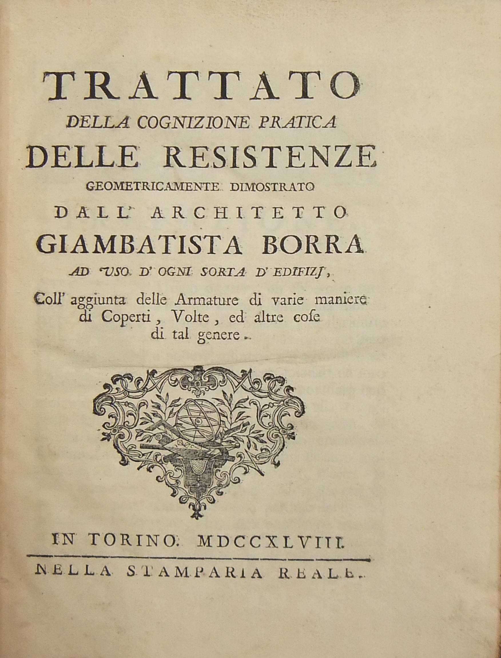 Trattato della cognizione pratica delle resistenze 