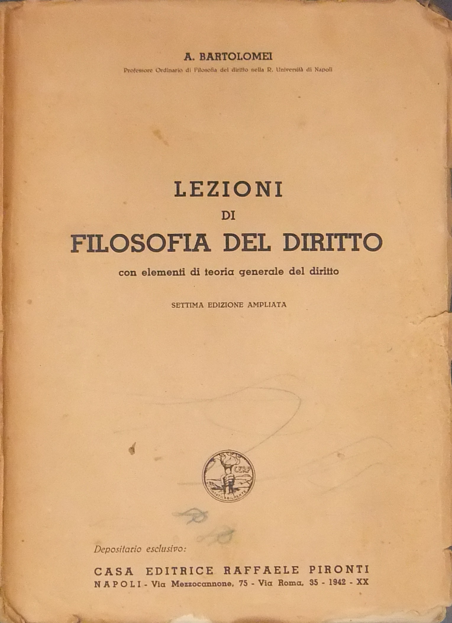 Lezioni di filosofia del diritto