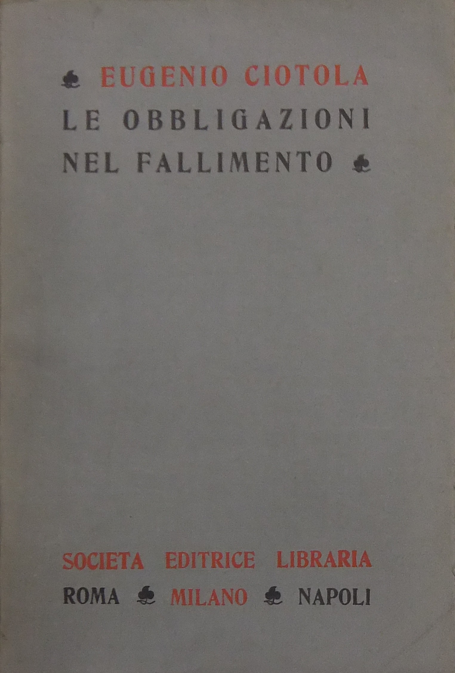 Le obbligazioni nel fallimento