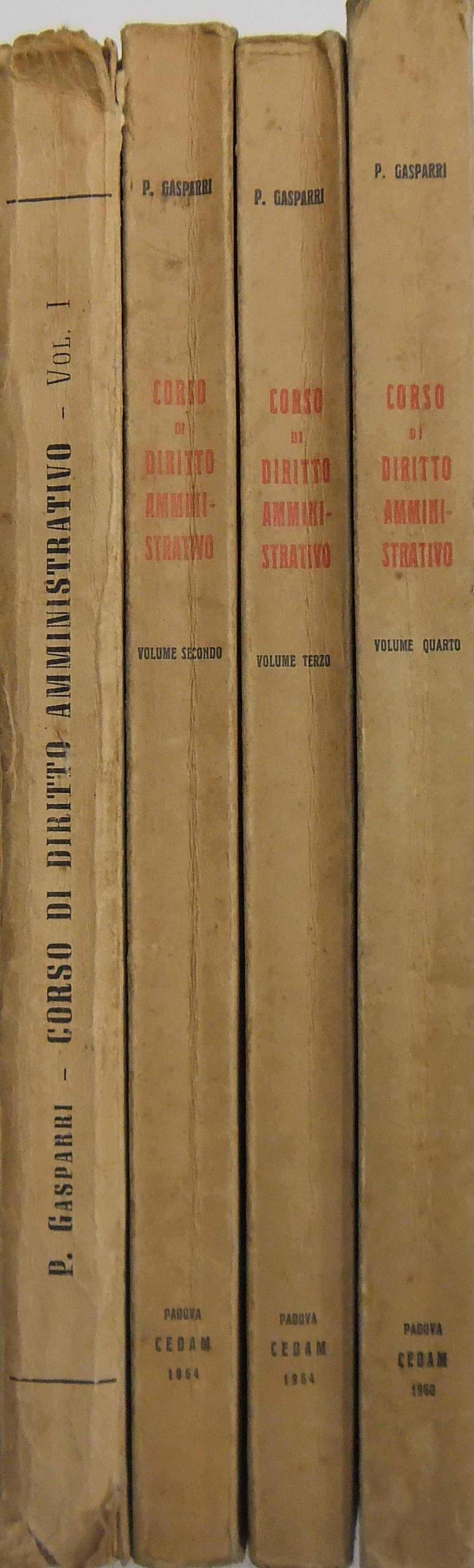 Corso di diritto amministrativo.