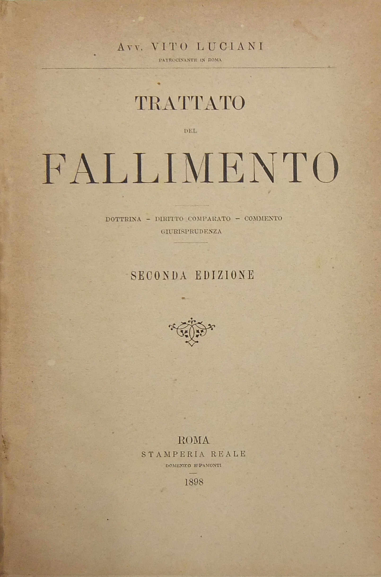 Trattato del fallimento. 