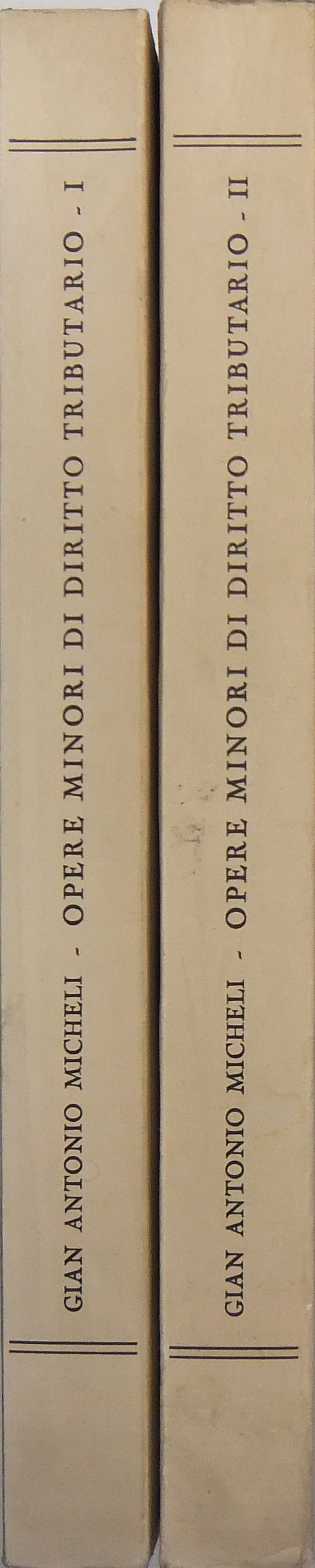 Opere minori di diritto tributario.