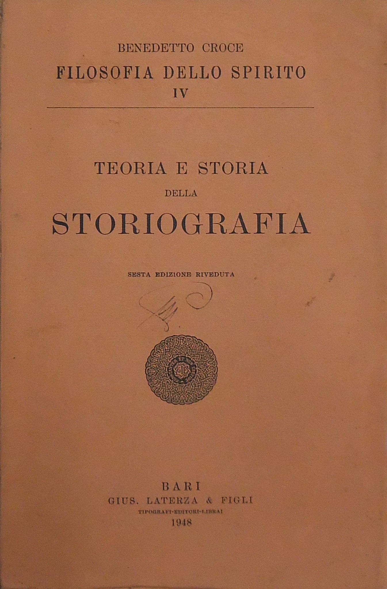 Teoria e storia della storiografia