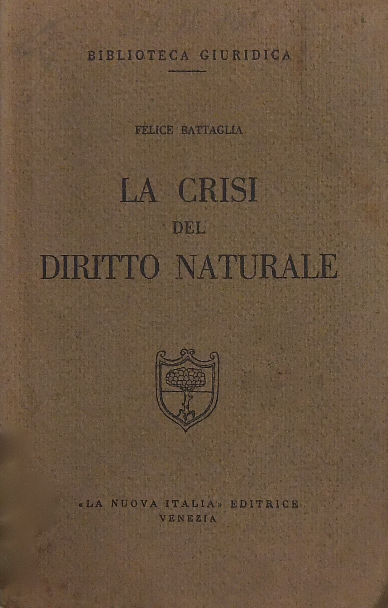 La crisi del diritto naturale