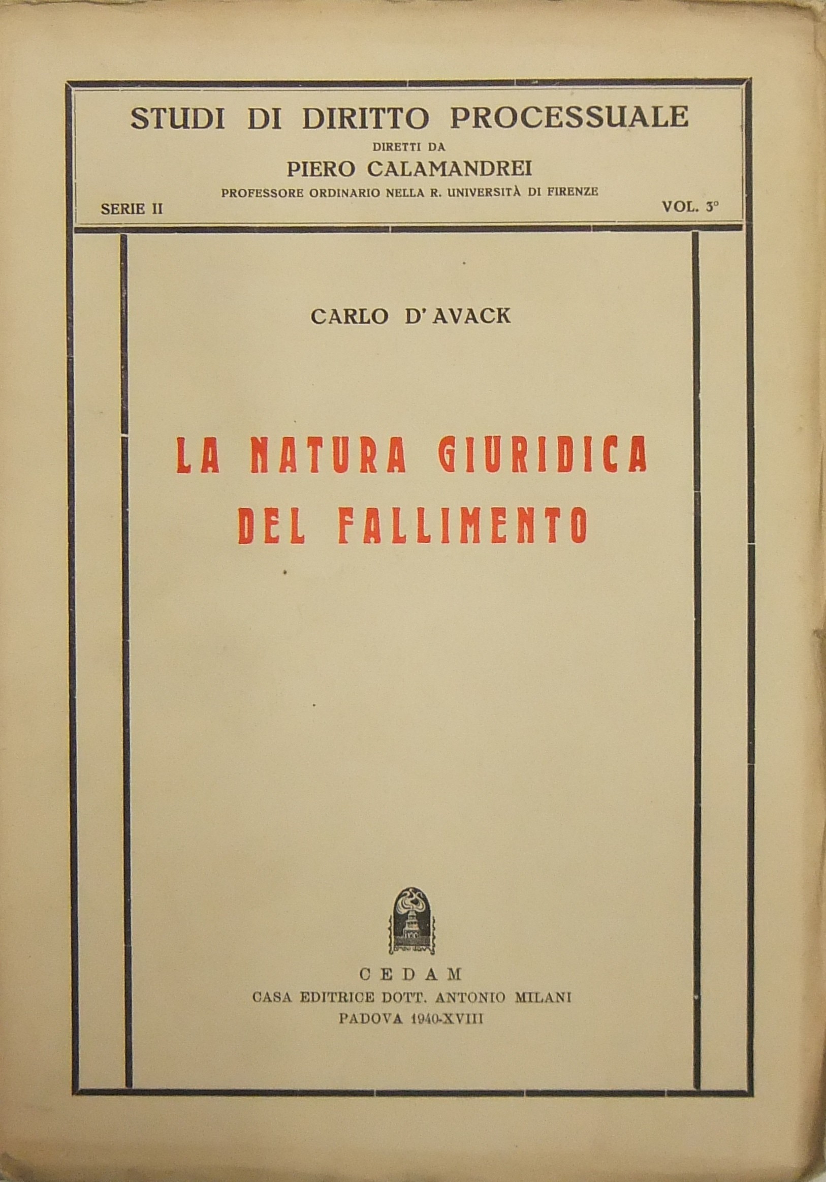 La natura giuridica del fallimento