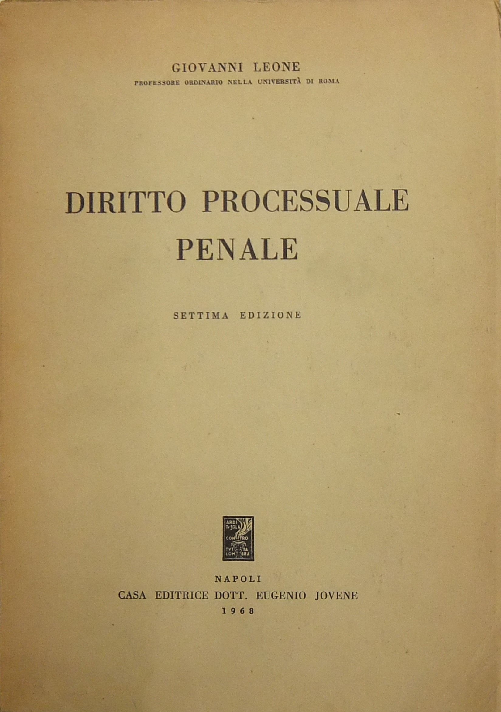 Diritto processuale penale