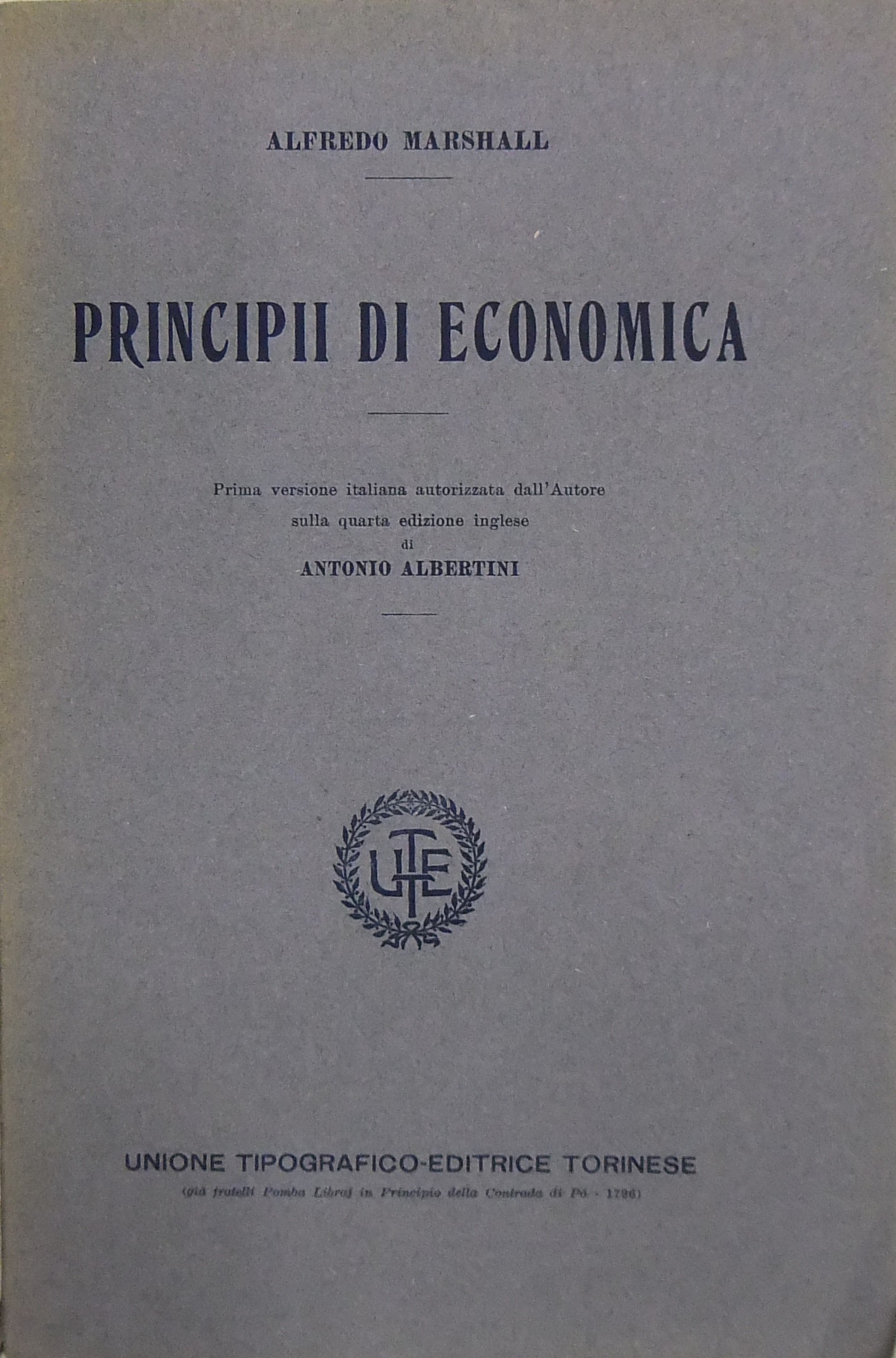 Principii di economica. 