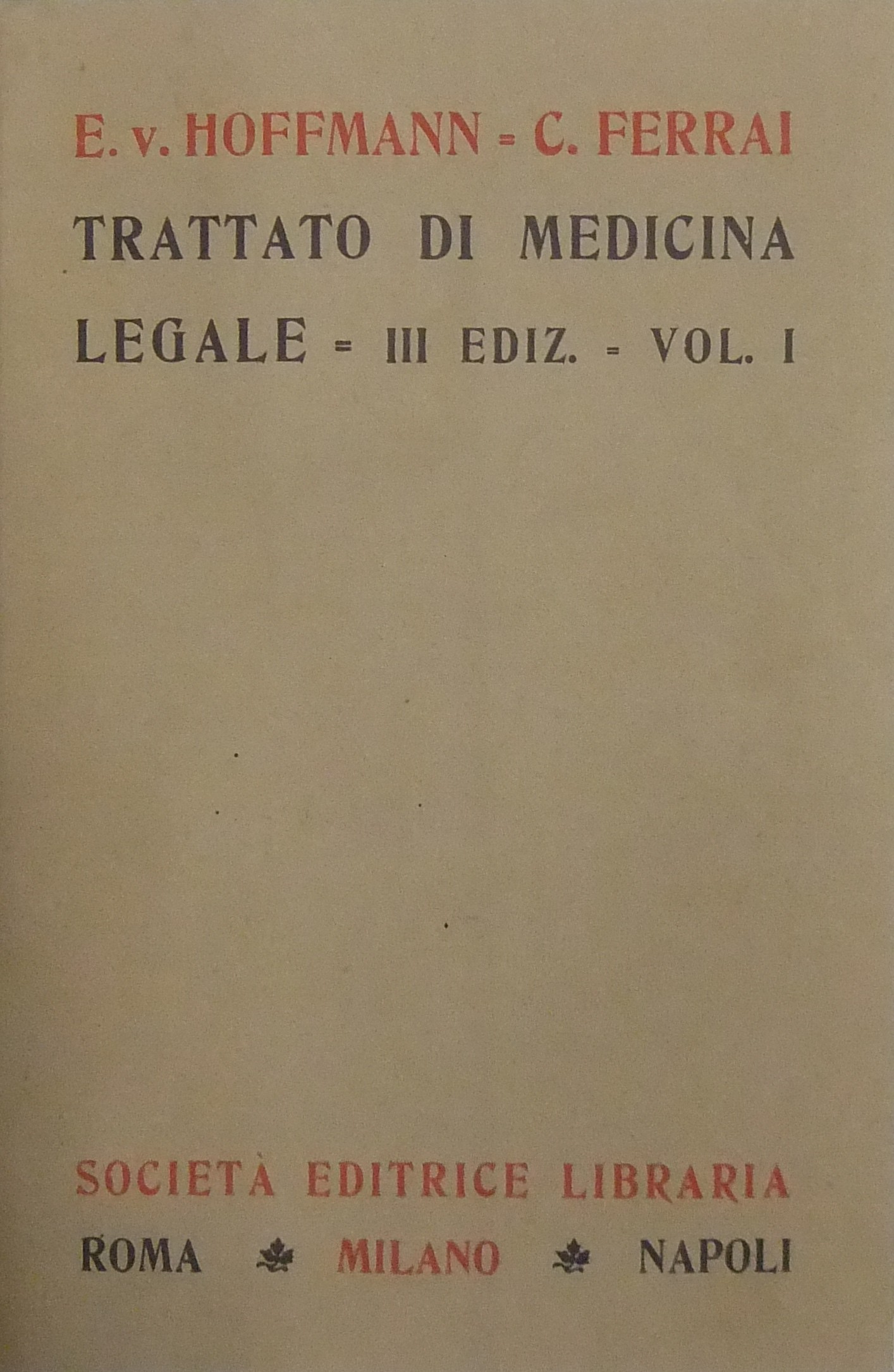 Trattato di medicina legale