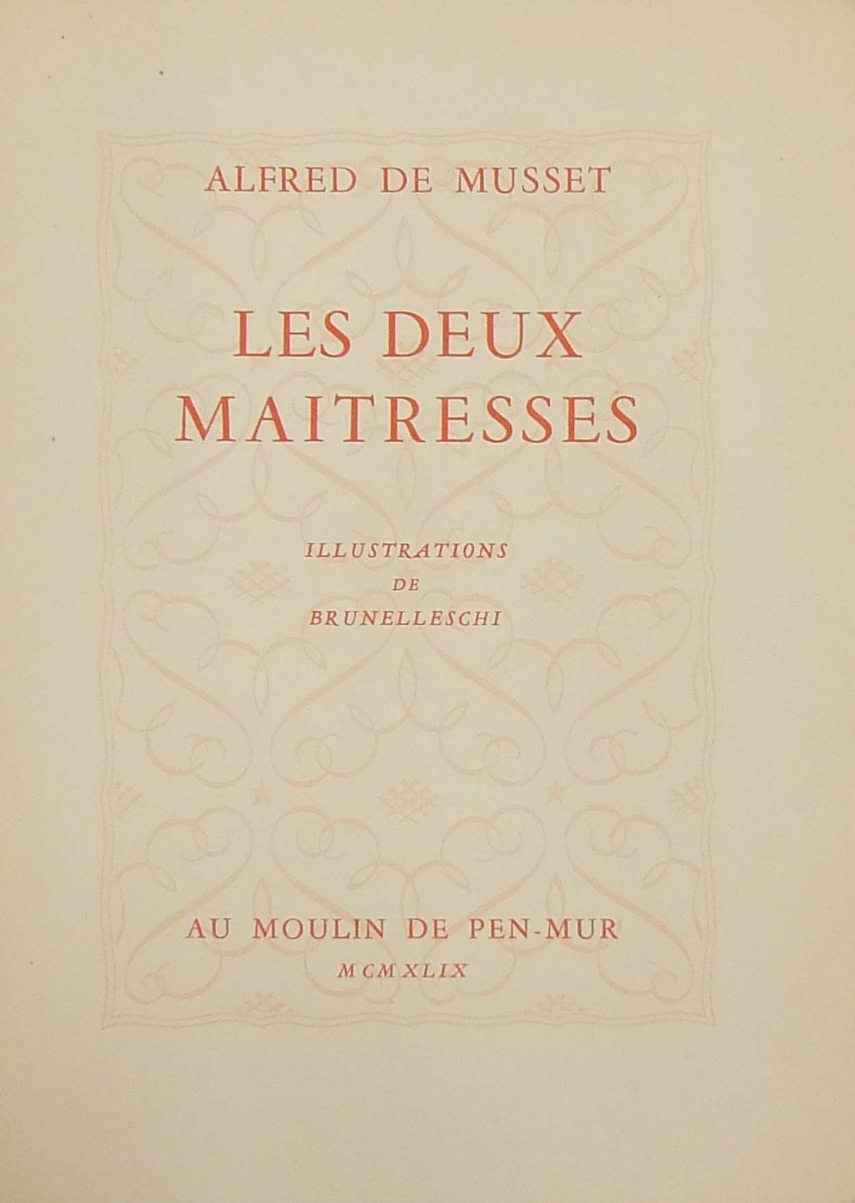 Romans et nouvelles. Illustrations de Brunelleschi