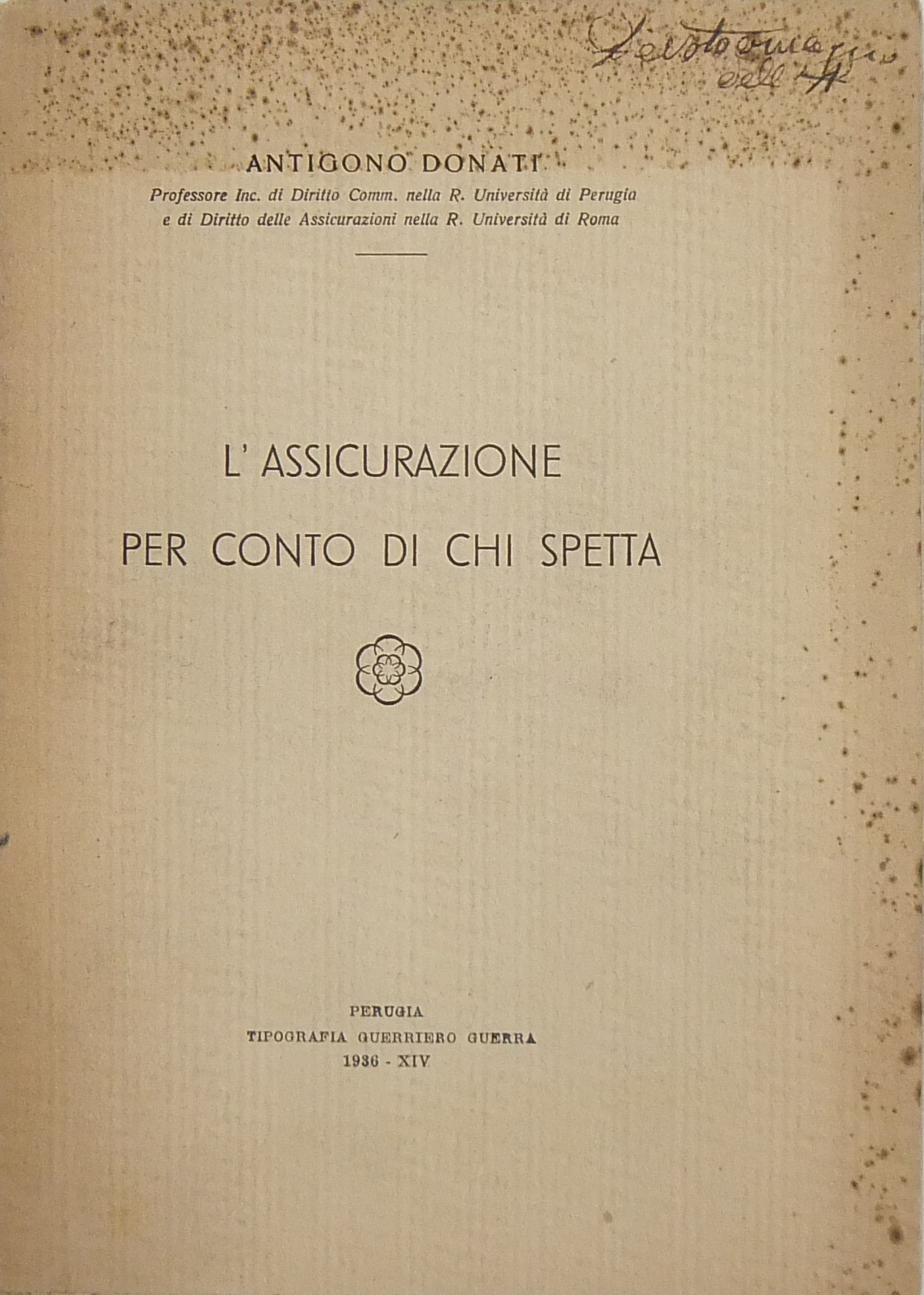 L'assicurazione per conto di chi spetta