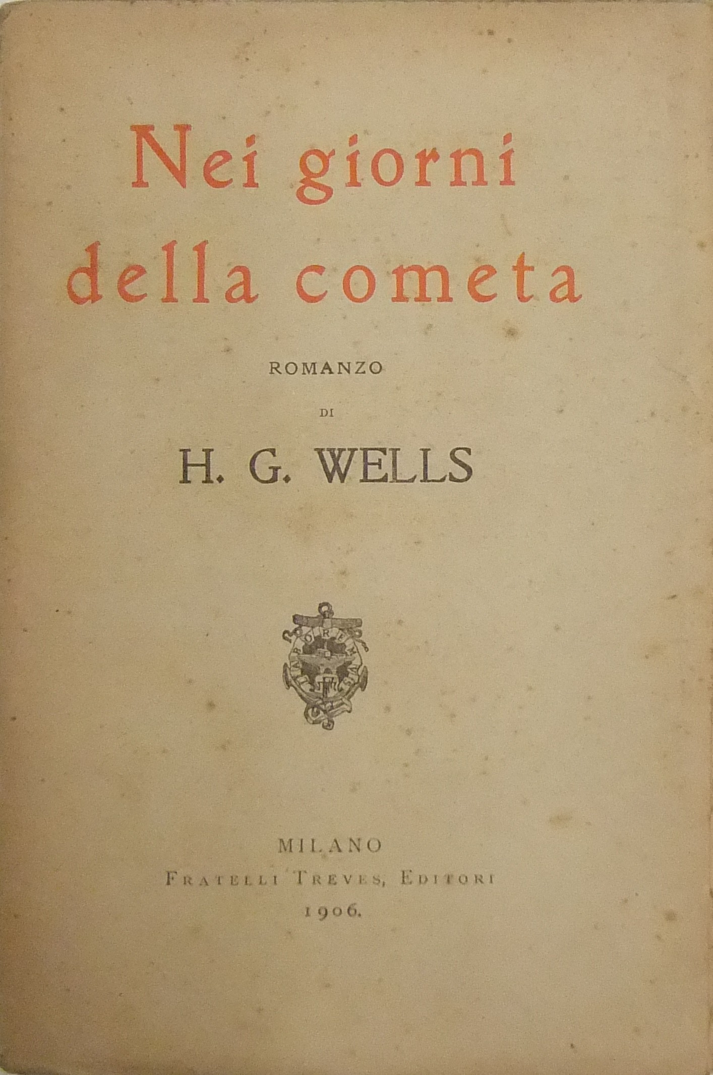 Nei giorni della cometa