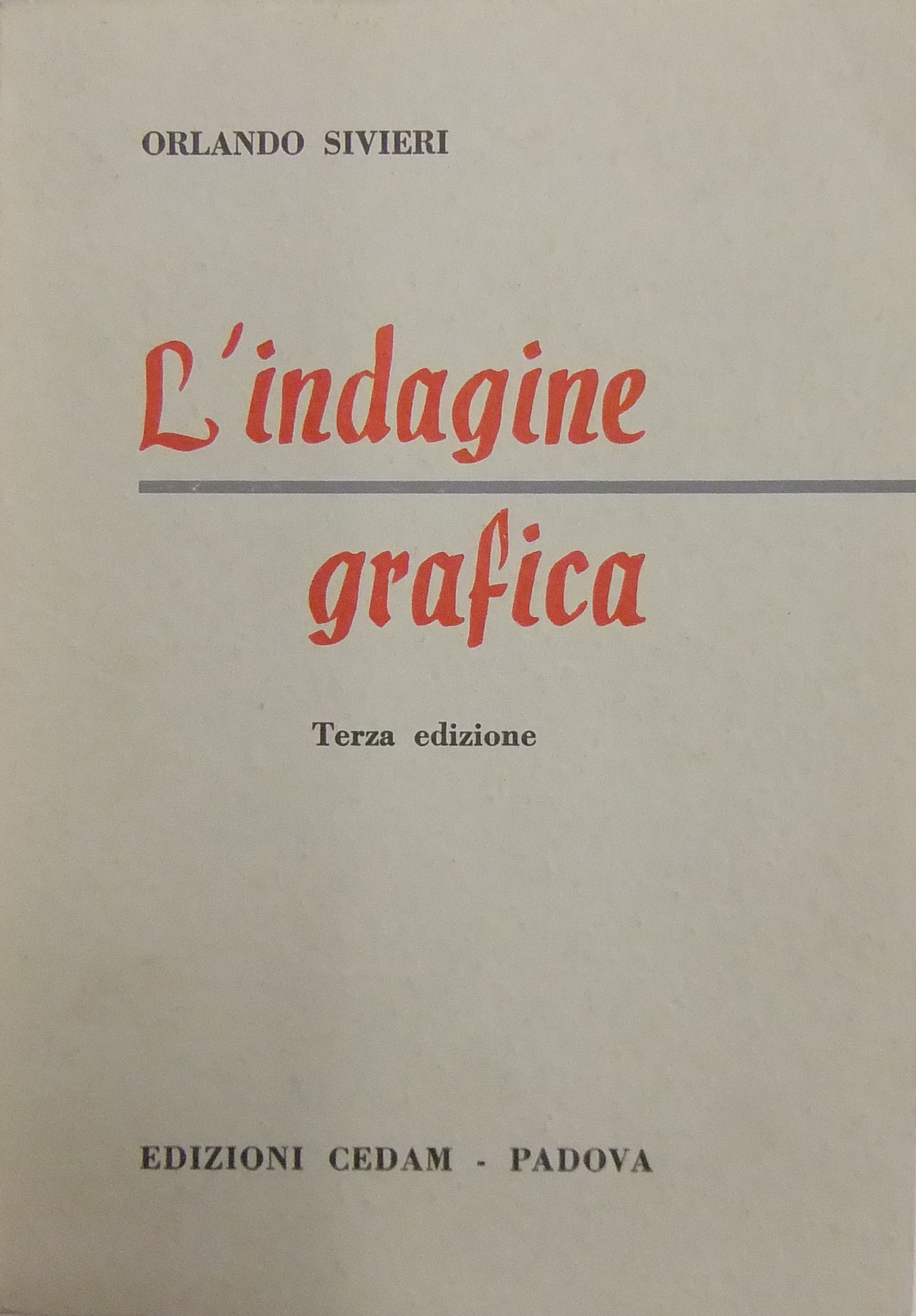 L'indagine grafica
