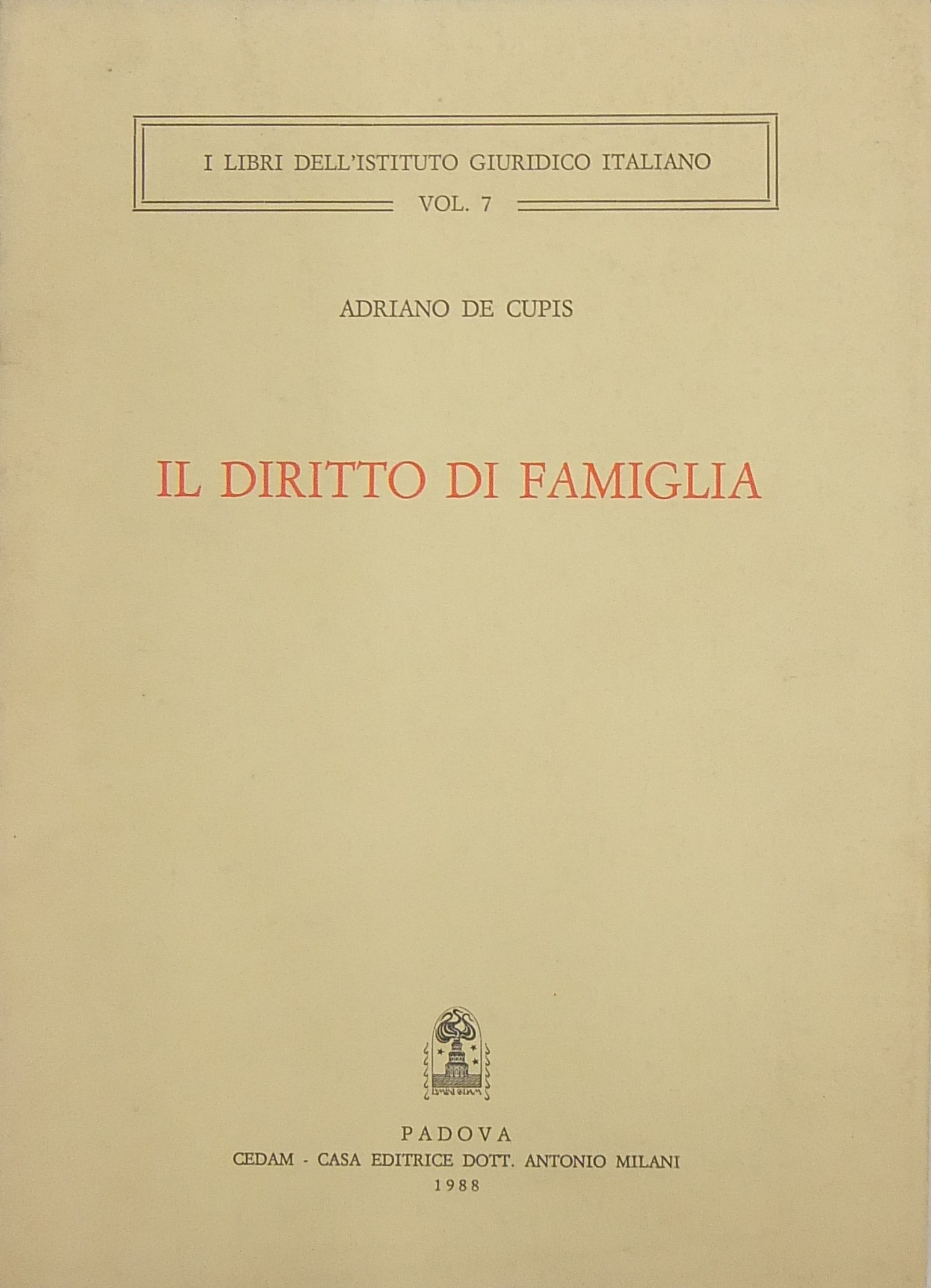 Il diritto di famiglia