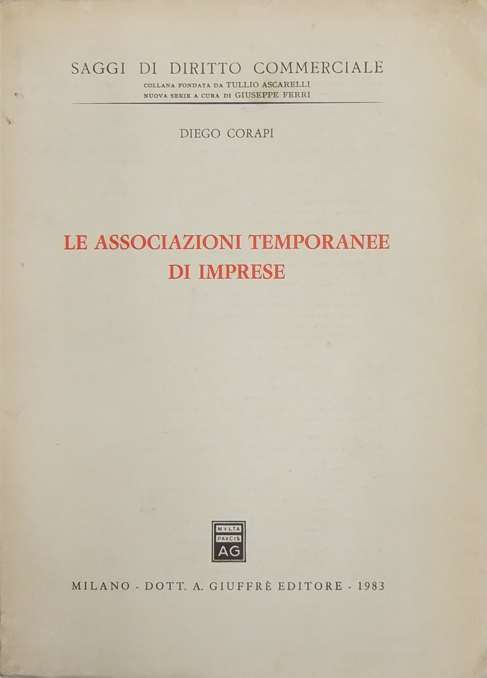 Le associazioni temporanee di imprese