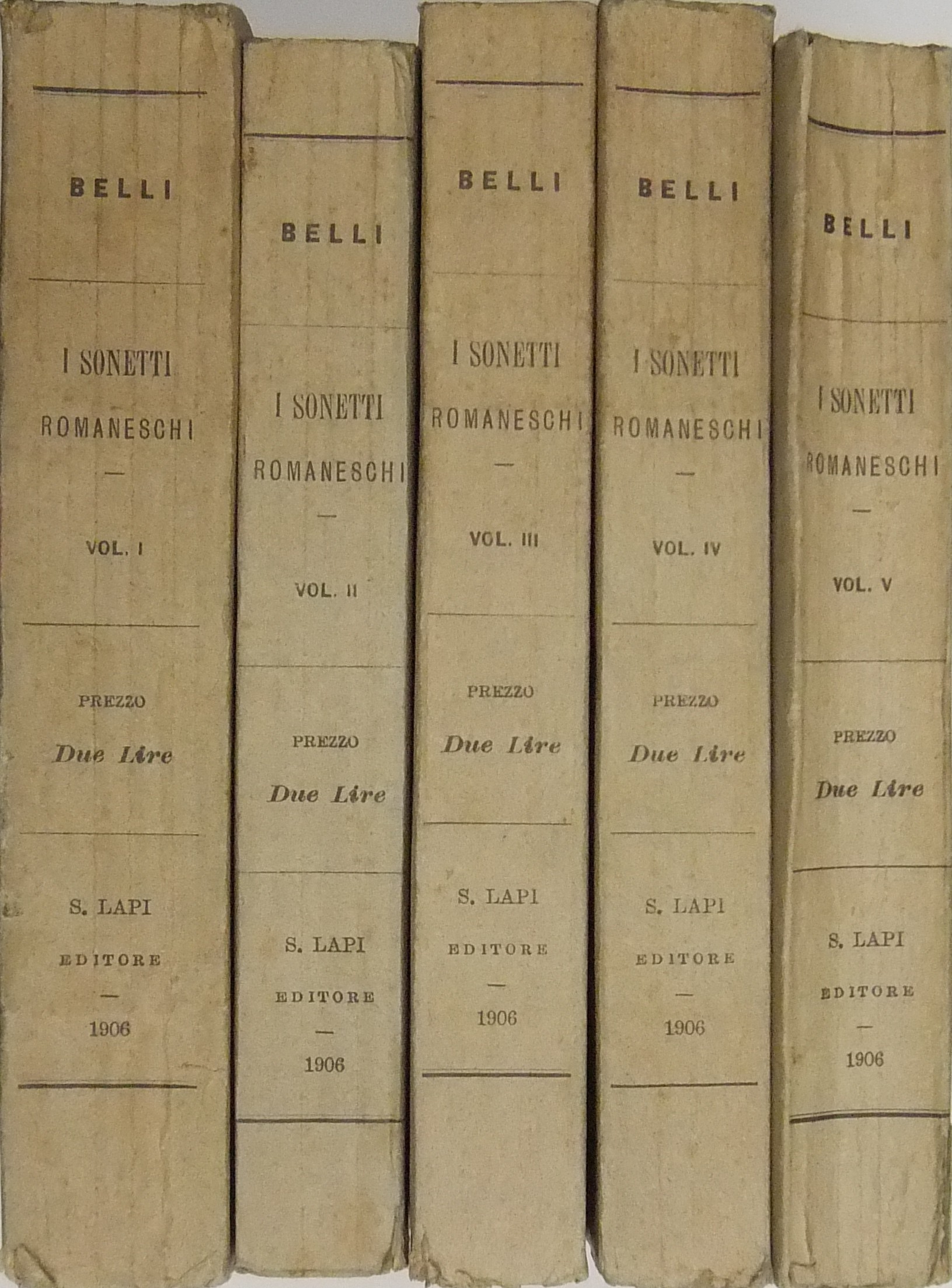 I sonetti romaneschi. Pubblicati dal nipote Giacom