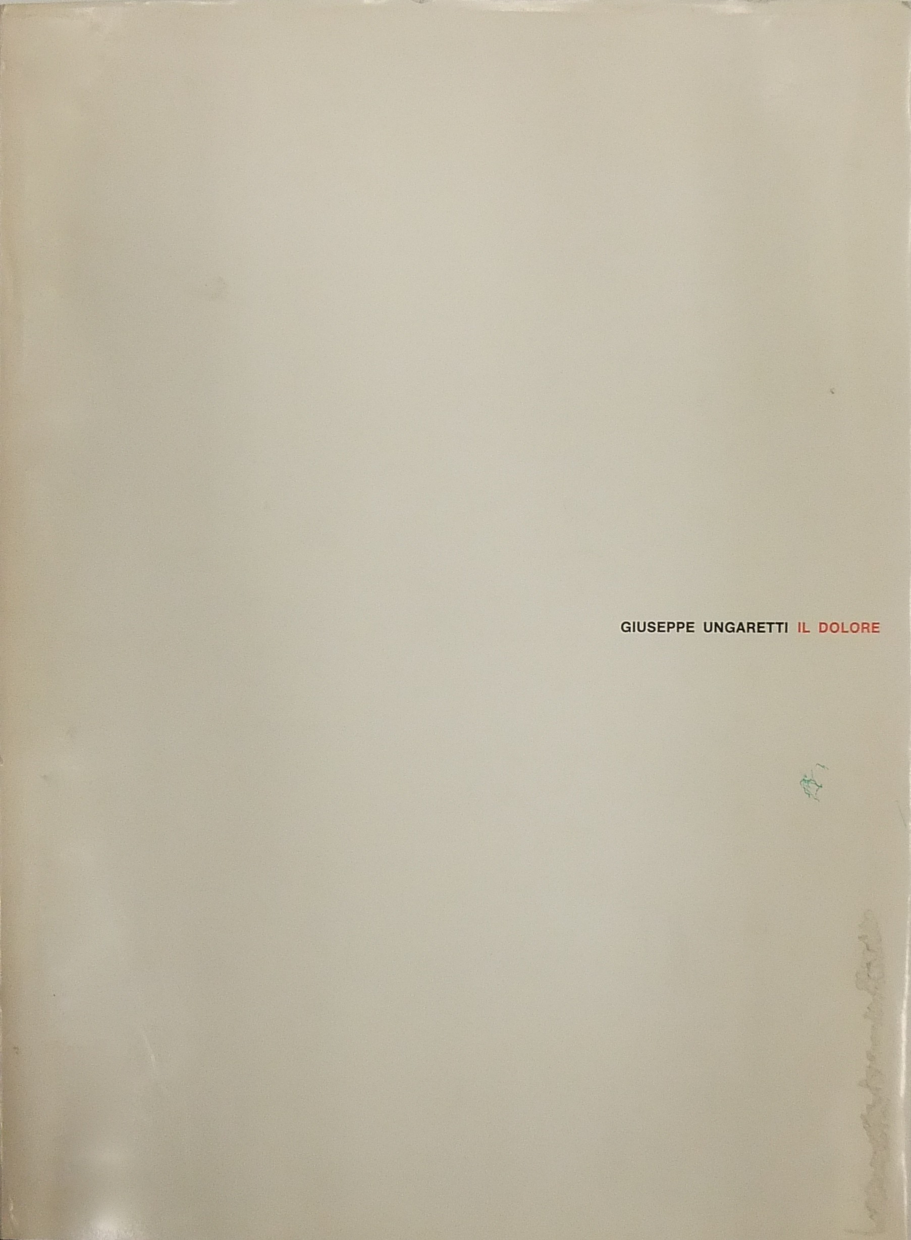 Il dolore. 1937-1946