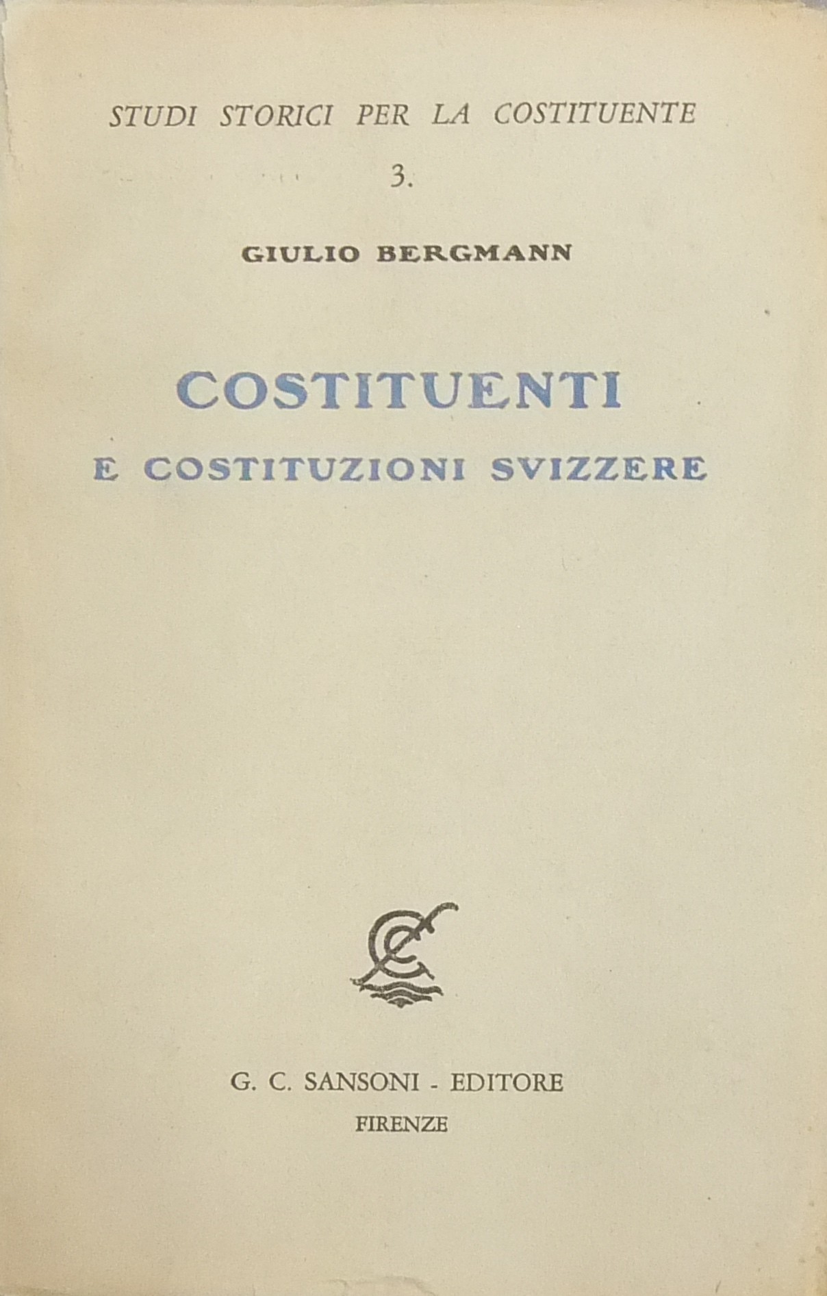 Costituenti e Costituzioni svizzere