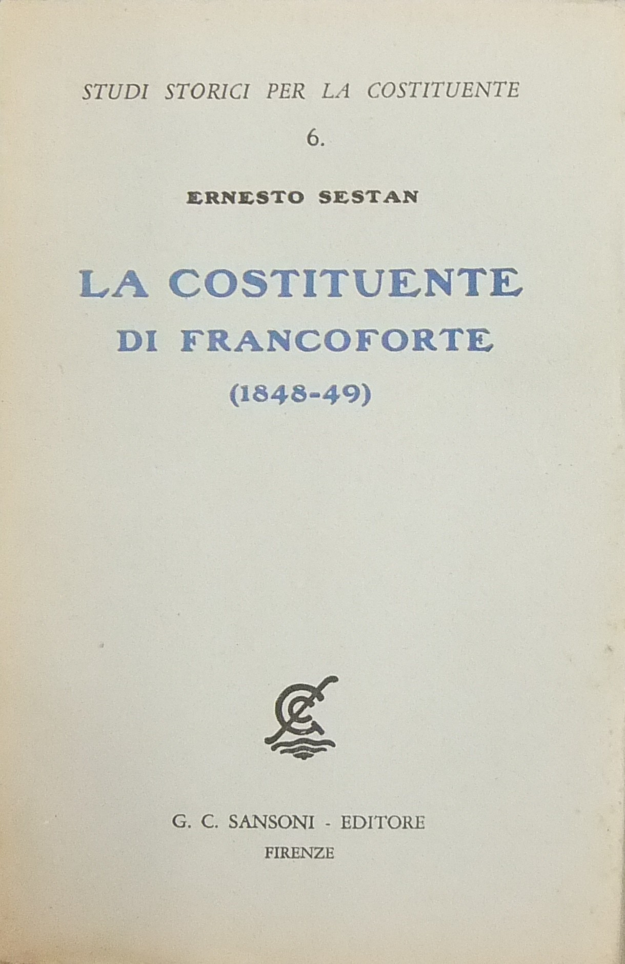 La Costituente di Francoforte (1848-49)