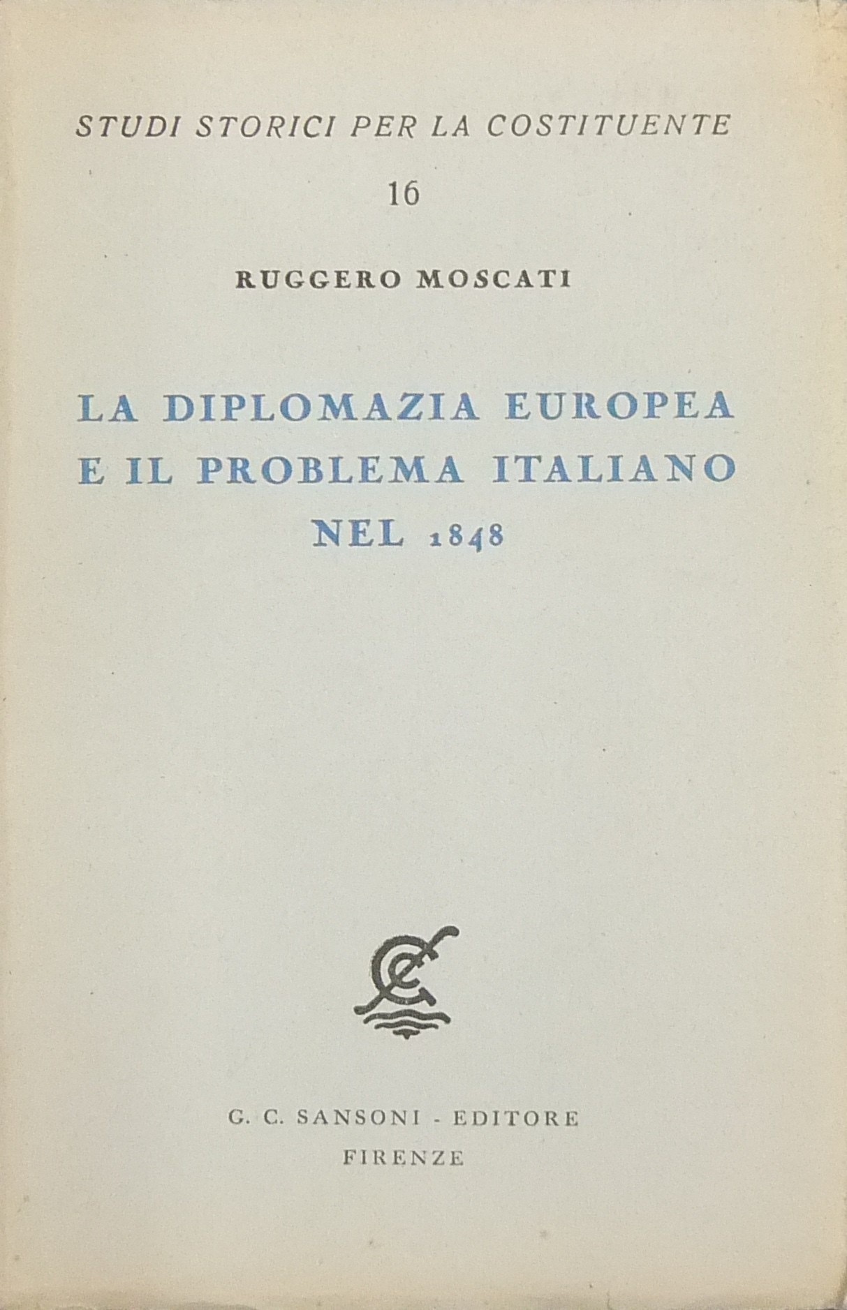 La diplomazia europea e il problema italiano nel 1848