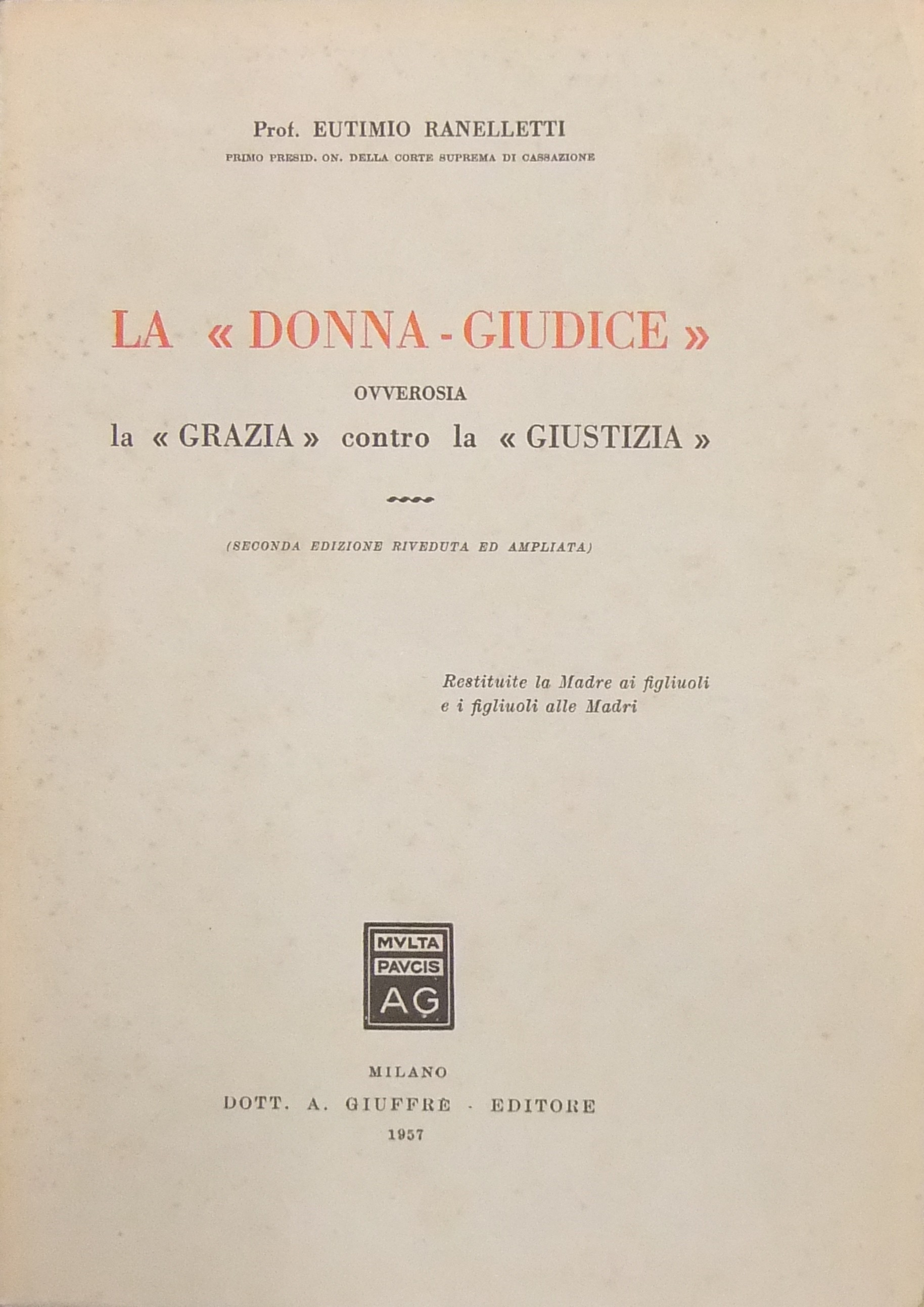 La donna-giudice 
