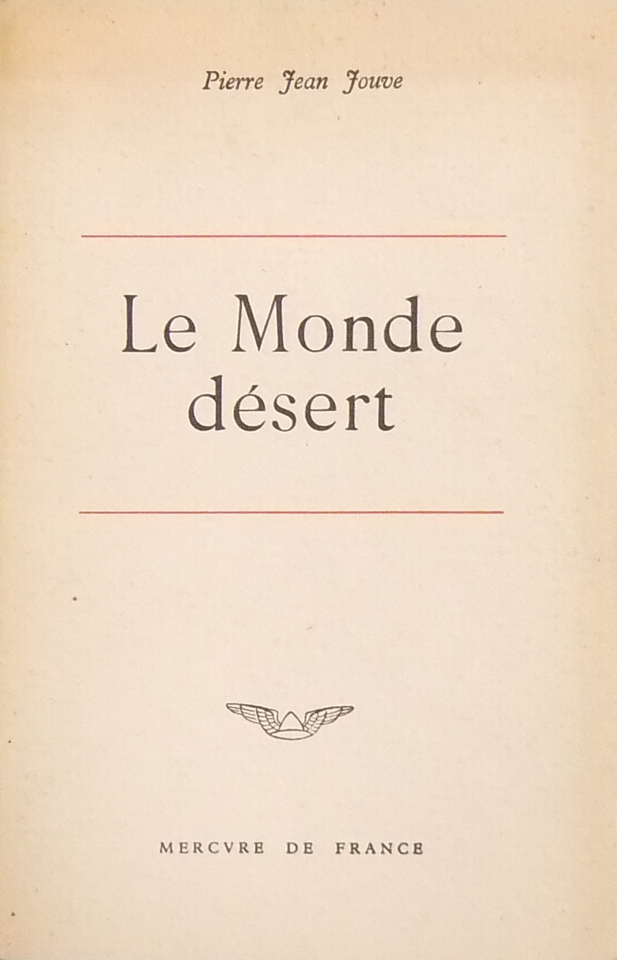 Le Monde desert