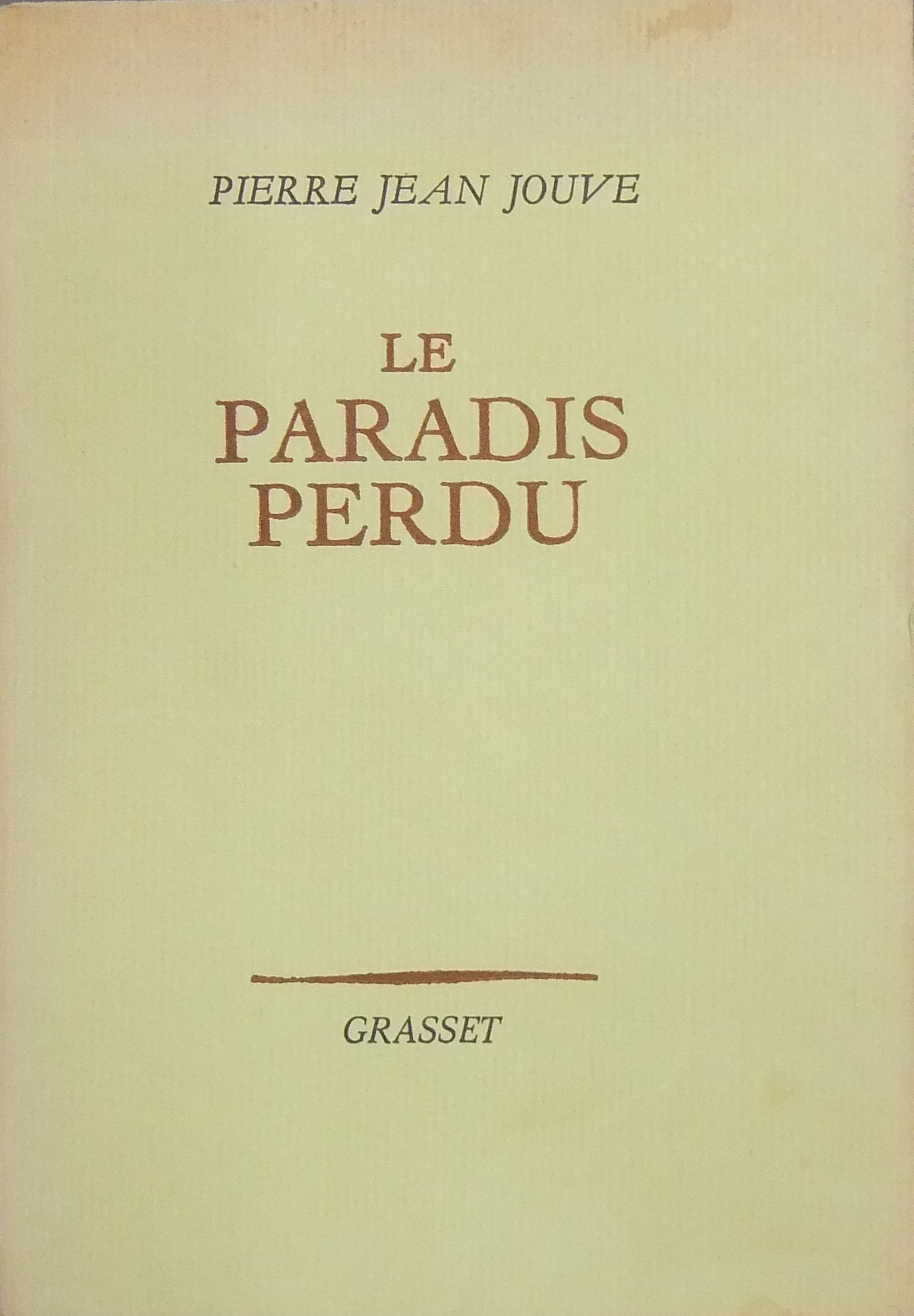 Le paradis perdu