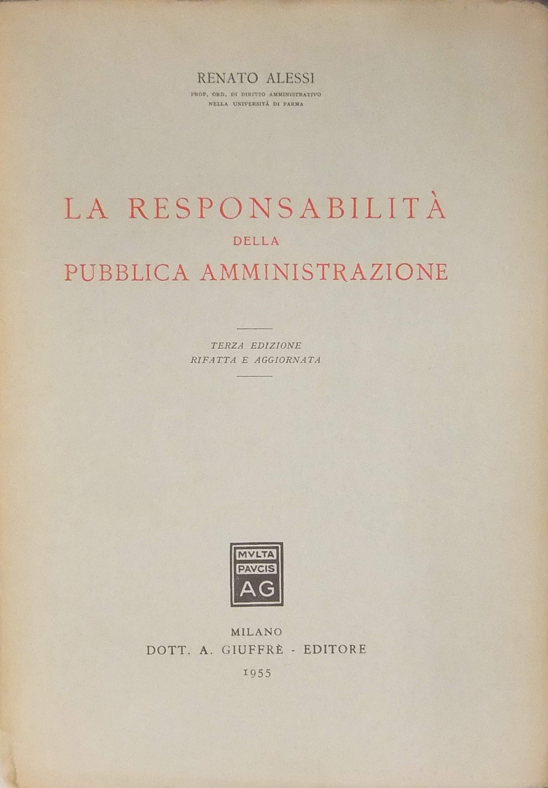 La responsabilità della pubblica amministrazione