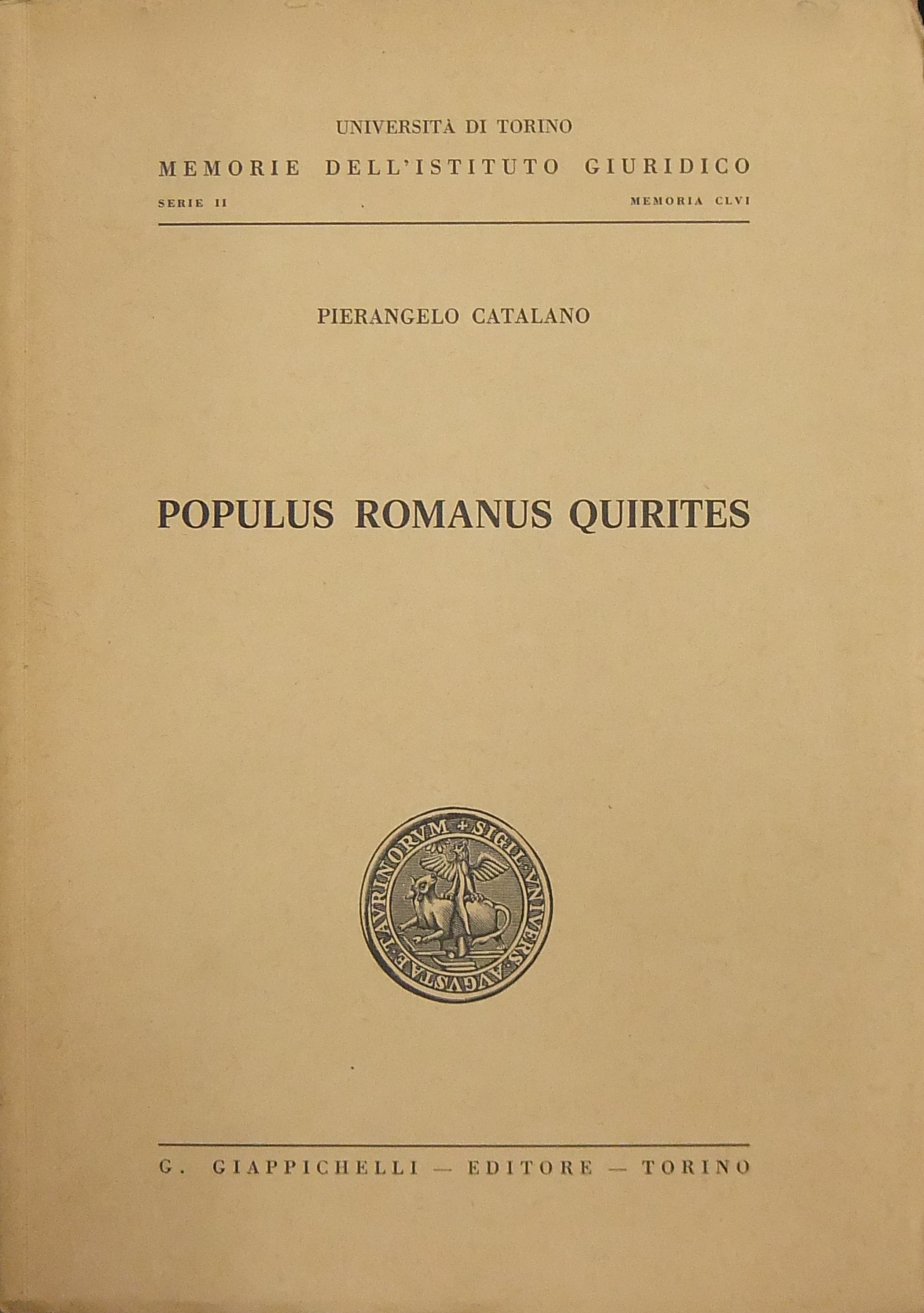 Populus Romanus Quirites