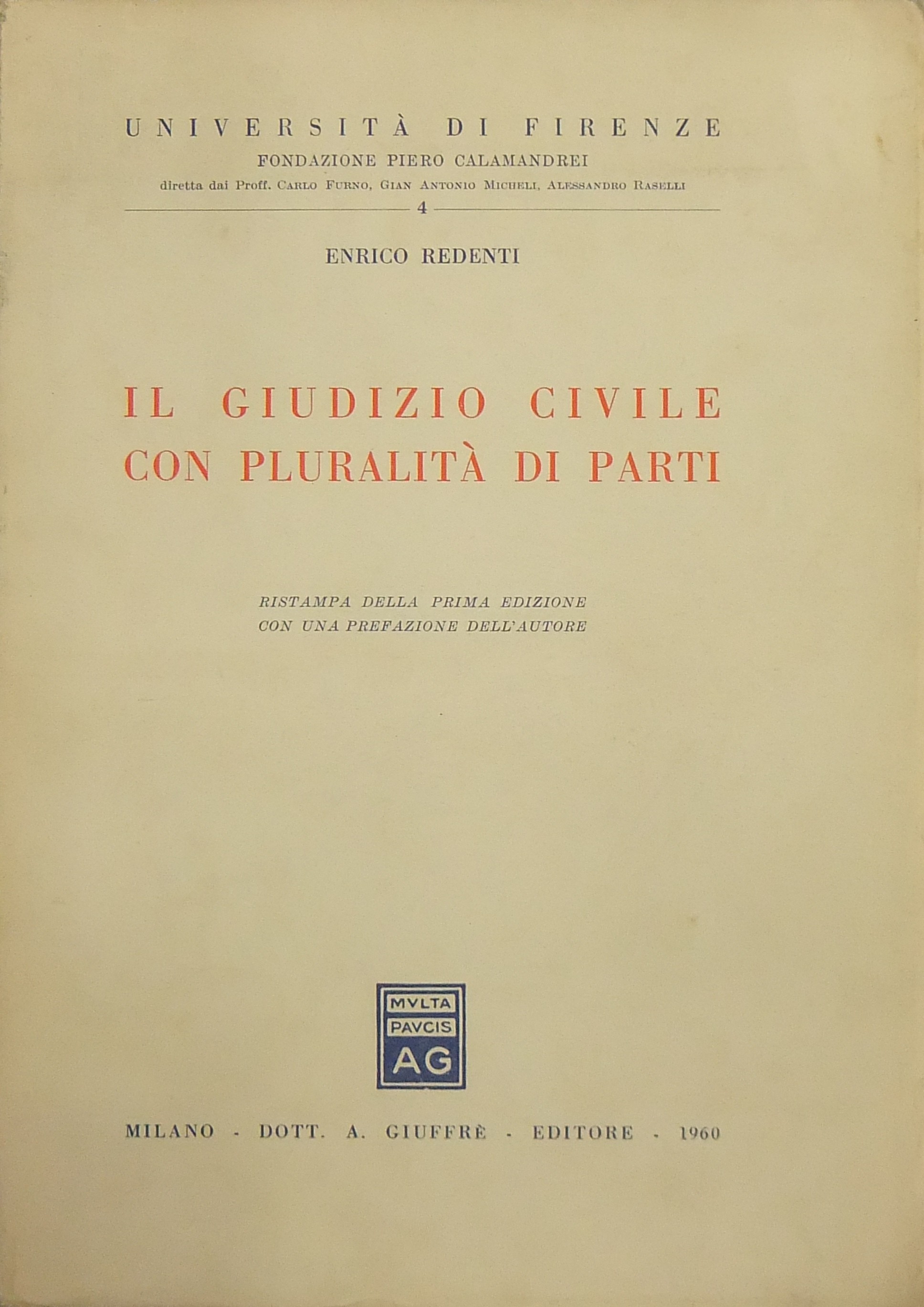 Il giudizio civile con pluralità di parti