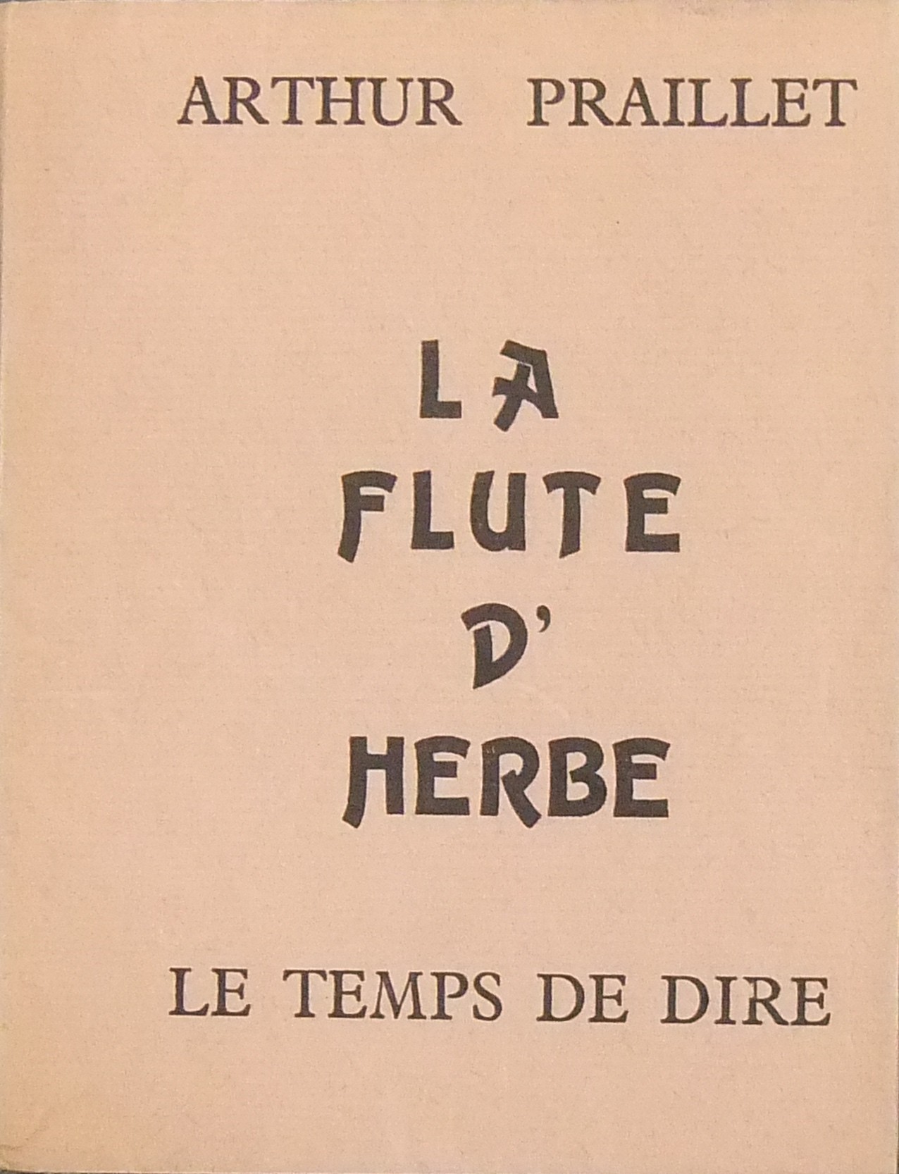 La flute d'herbe