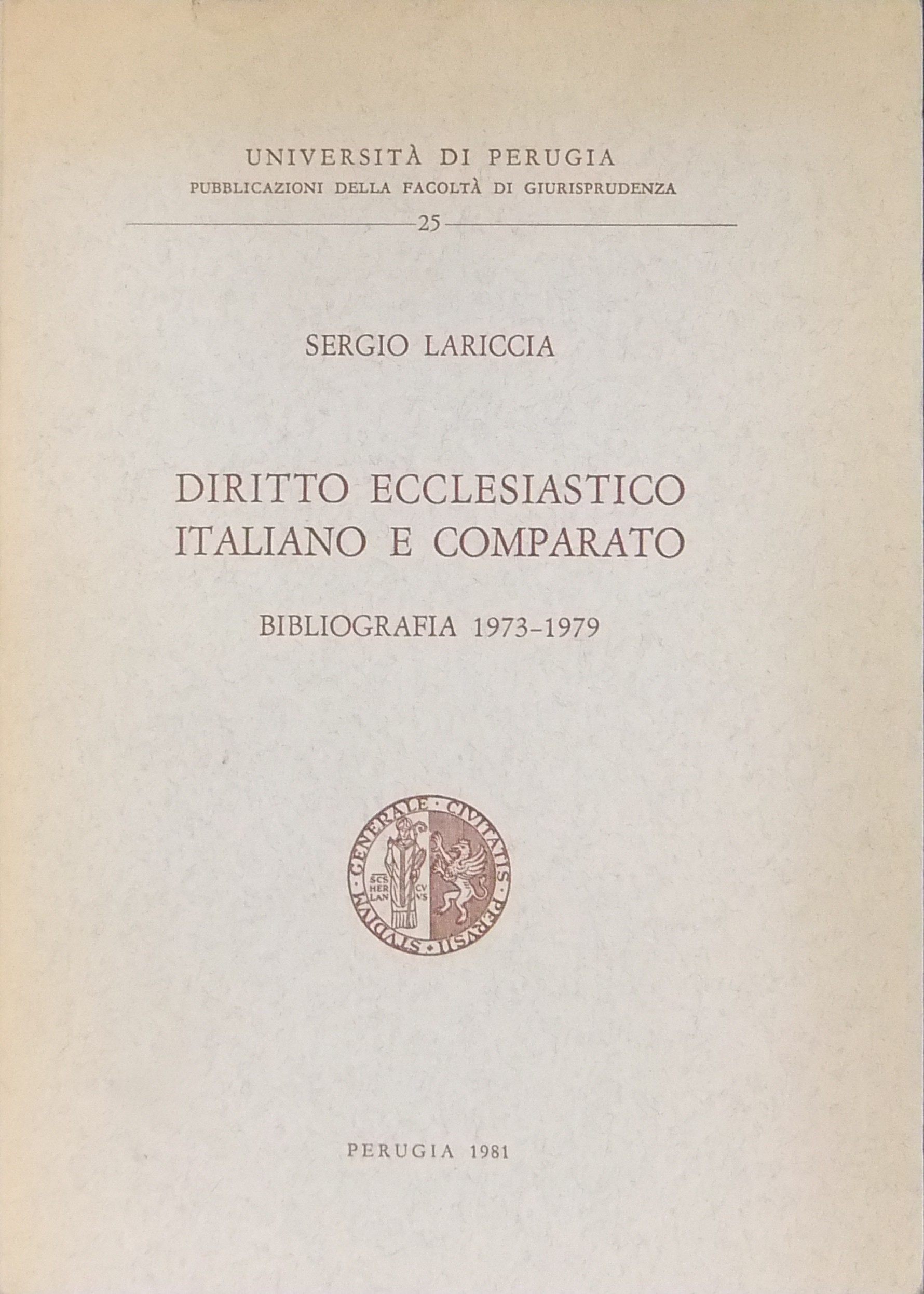 Diritto ecclesiastico italiano e comparato