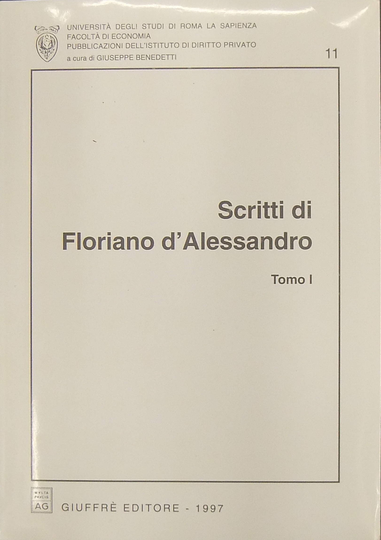 Scritti di Floriano D'Alessandro