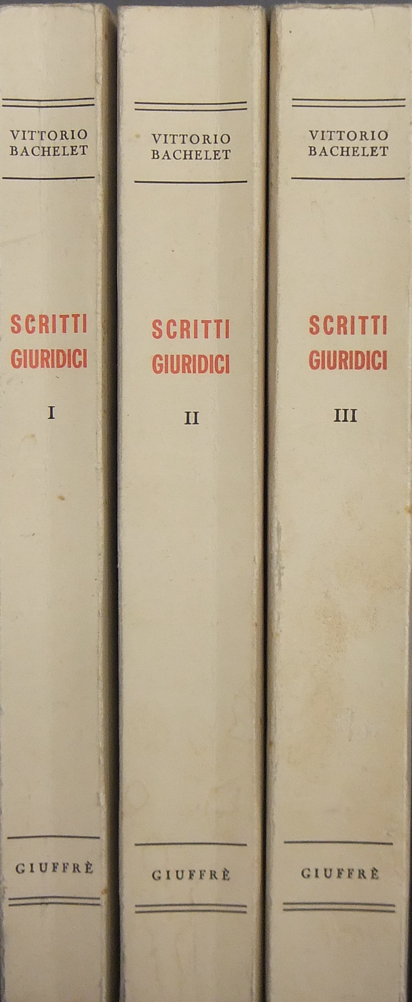 Scritti giuridici.