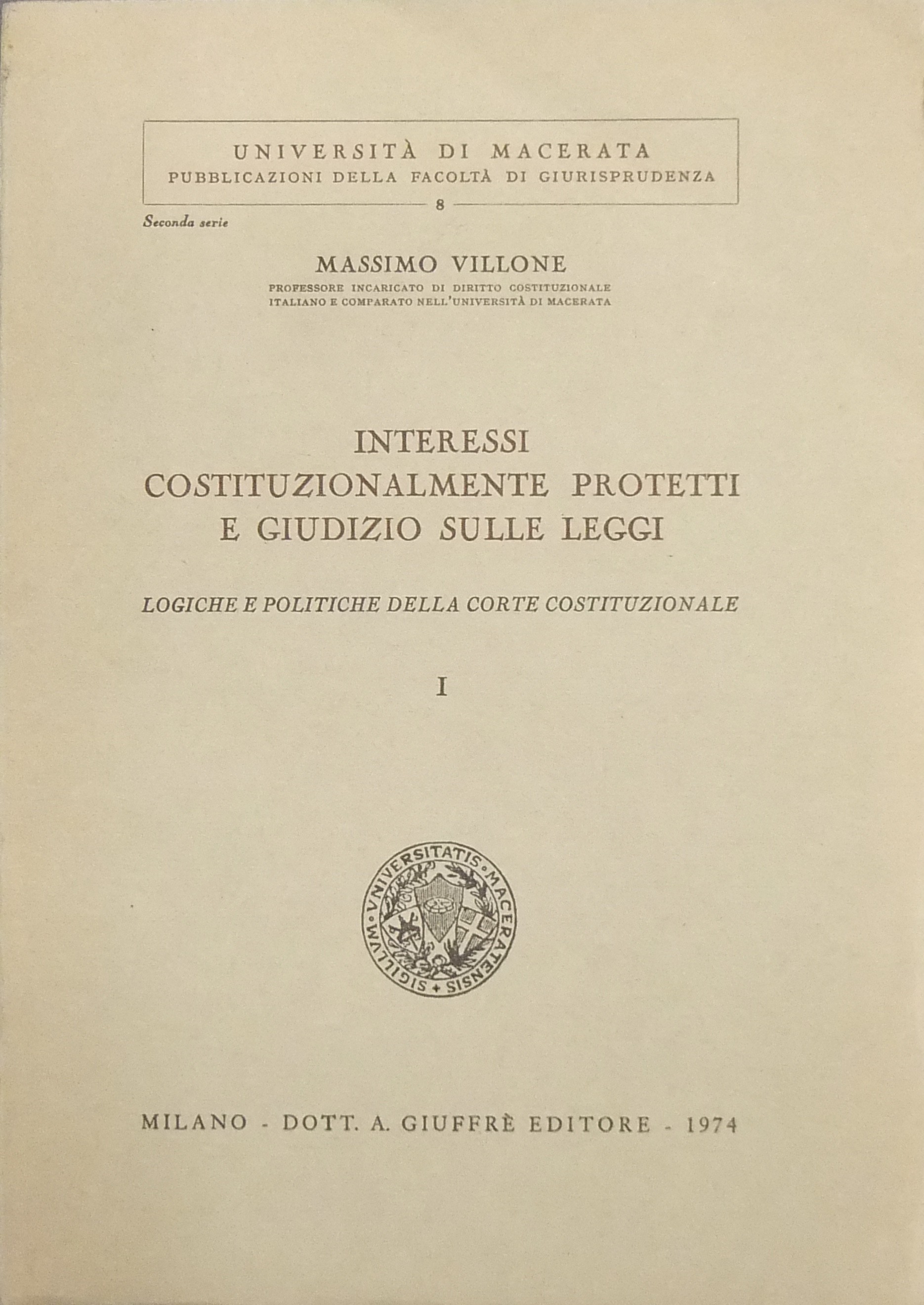 Interessi costituzionalmente protetti