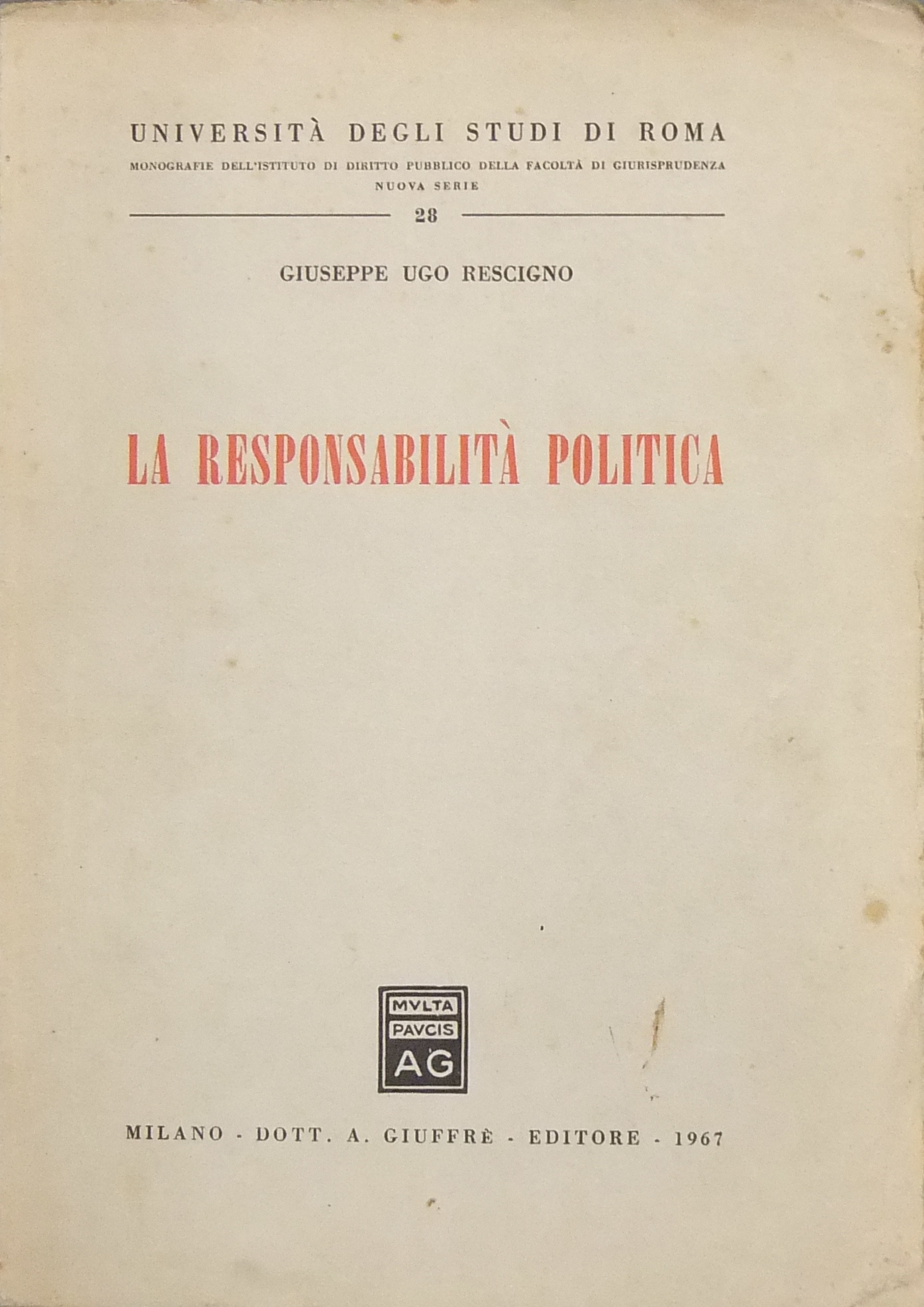 La responsabilità politica