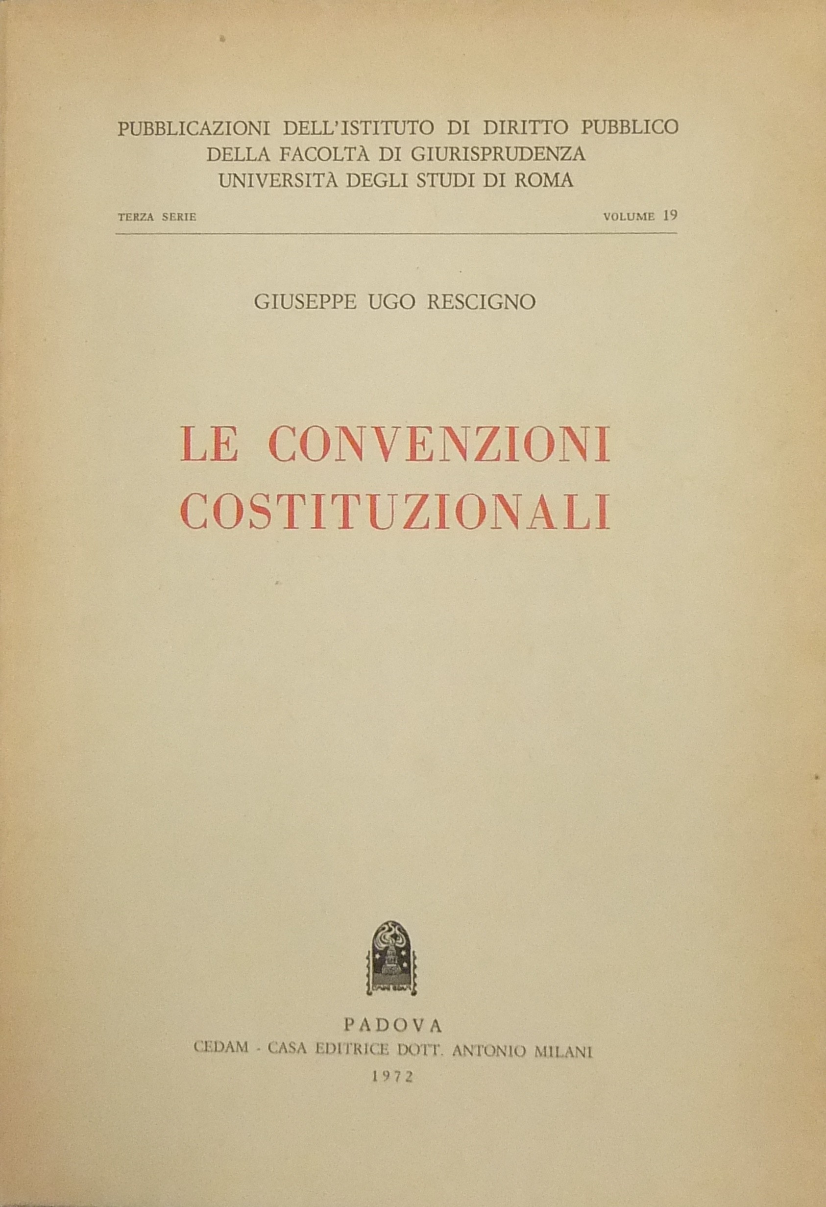 Le convenzioni costituzionali