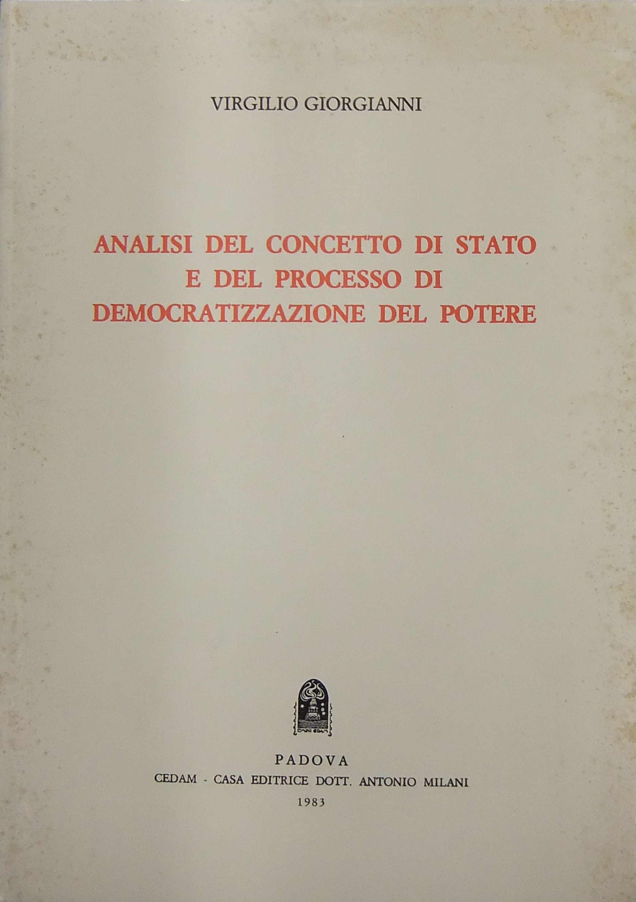 Analisi del concetto di Stato