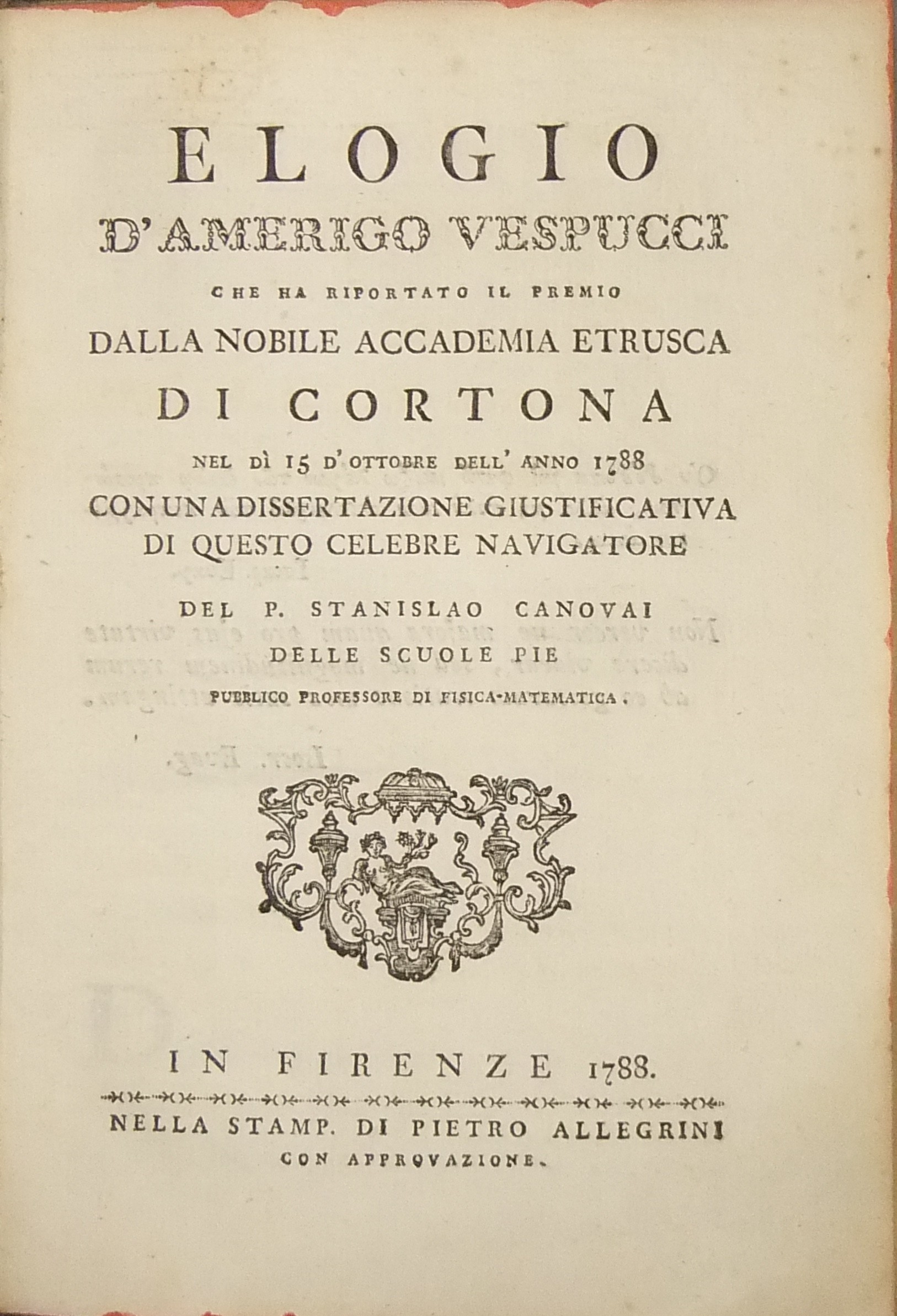 Elogio d'Amerigo Vespucci