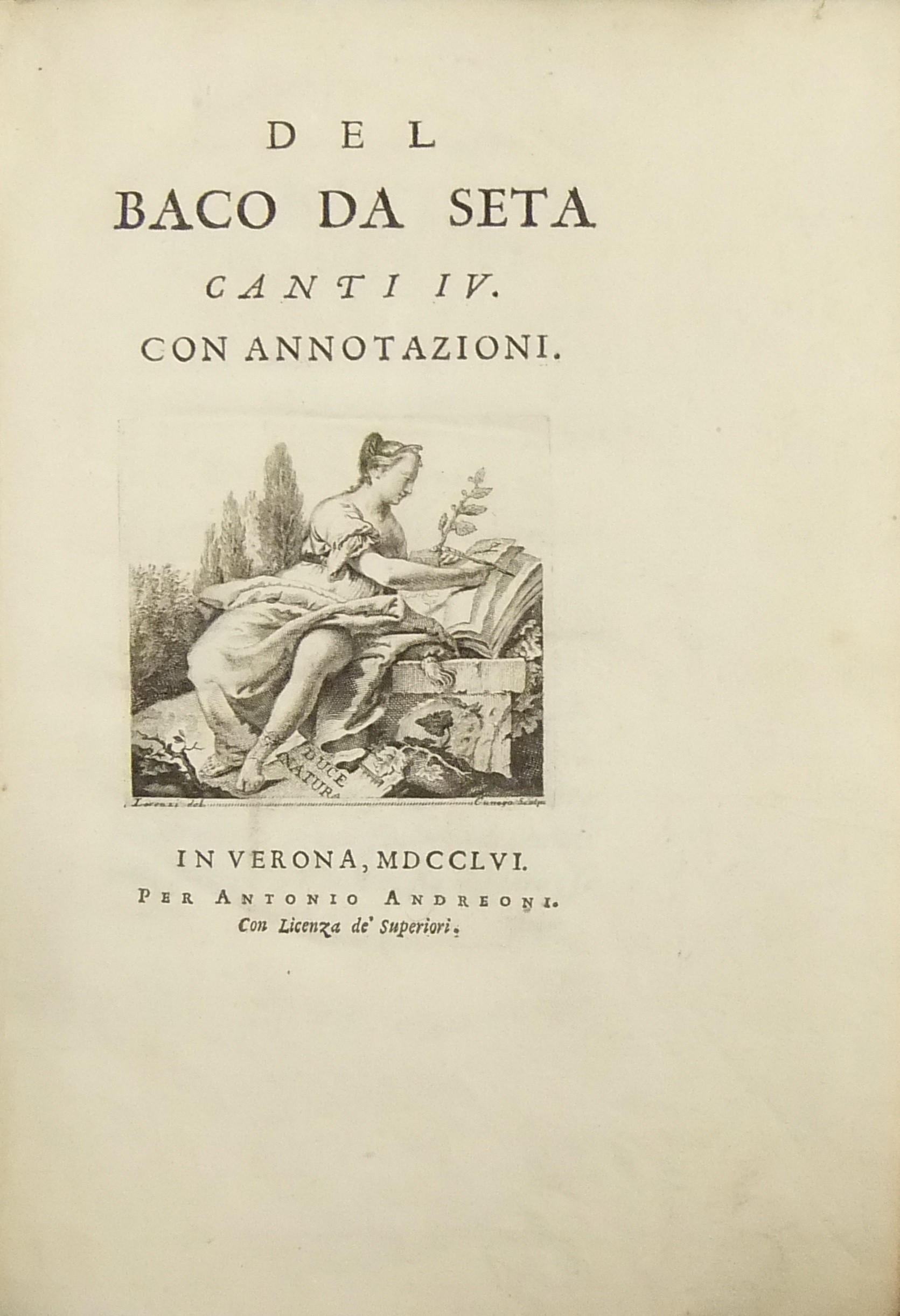 Del baco da seta.