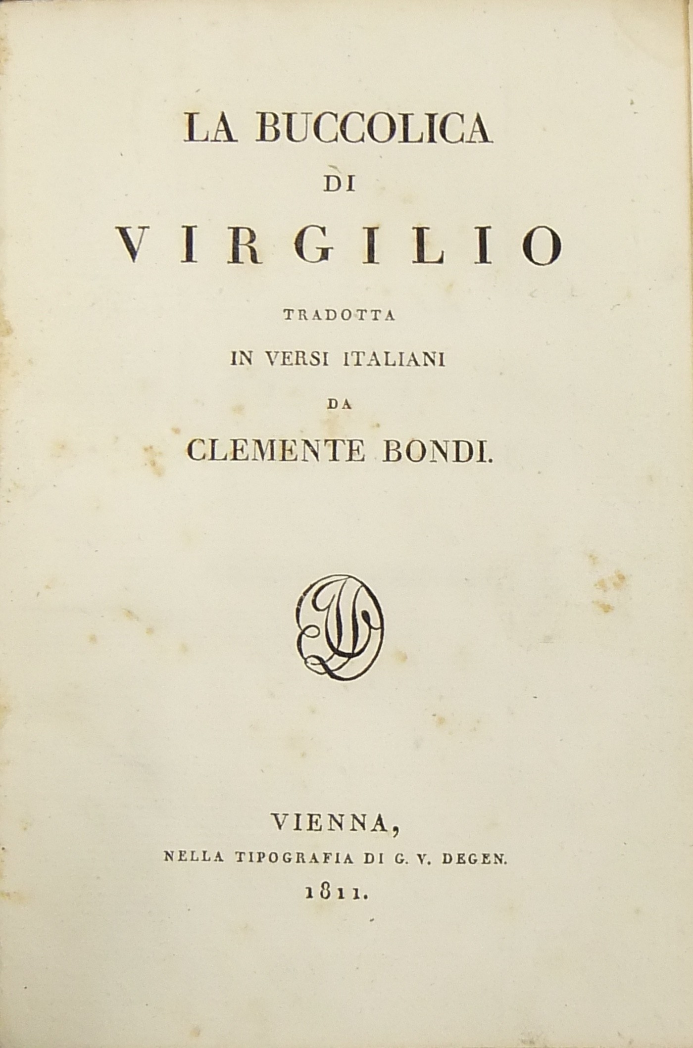 La Buccolica di Virgilio