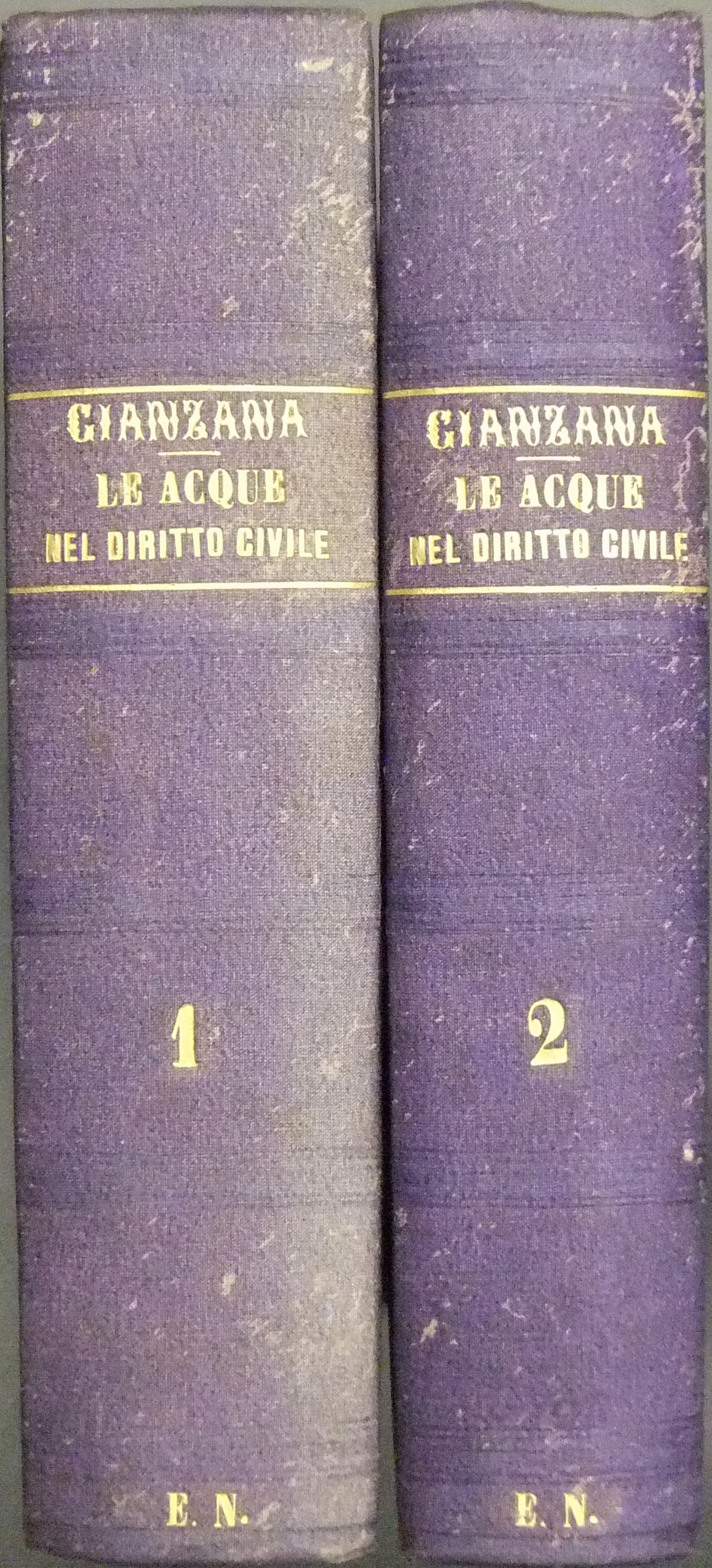 Le acque nel diritto civile italiano.