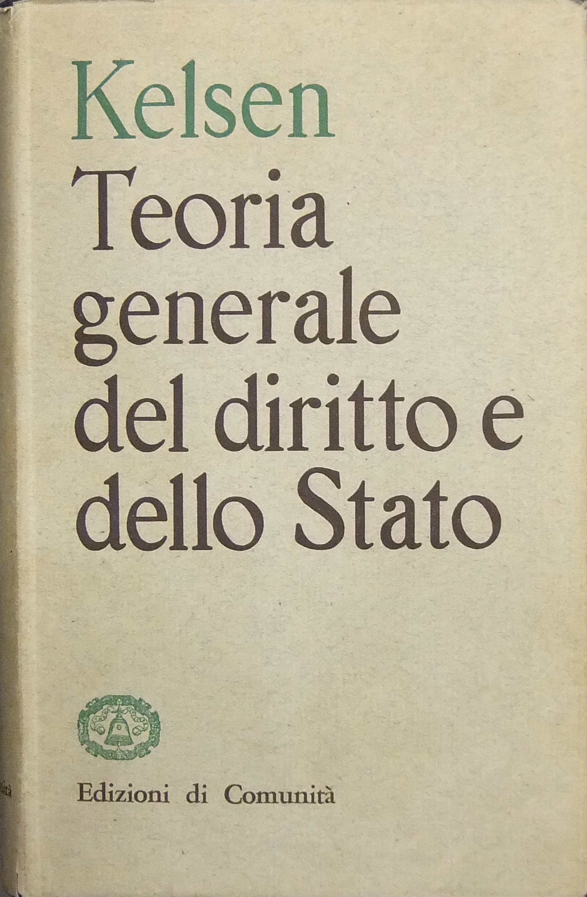 Teoria generale del diritto e dello Stato. 