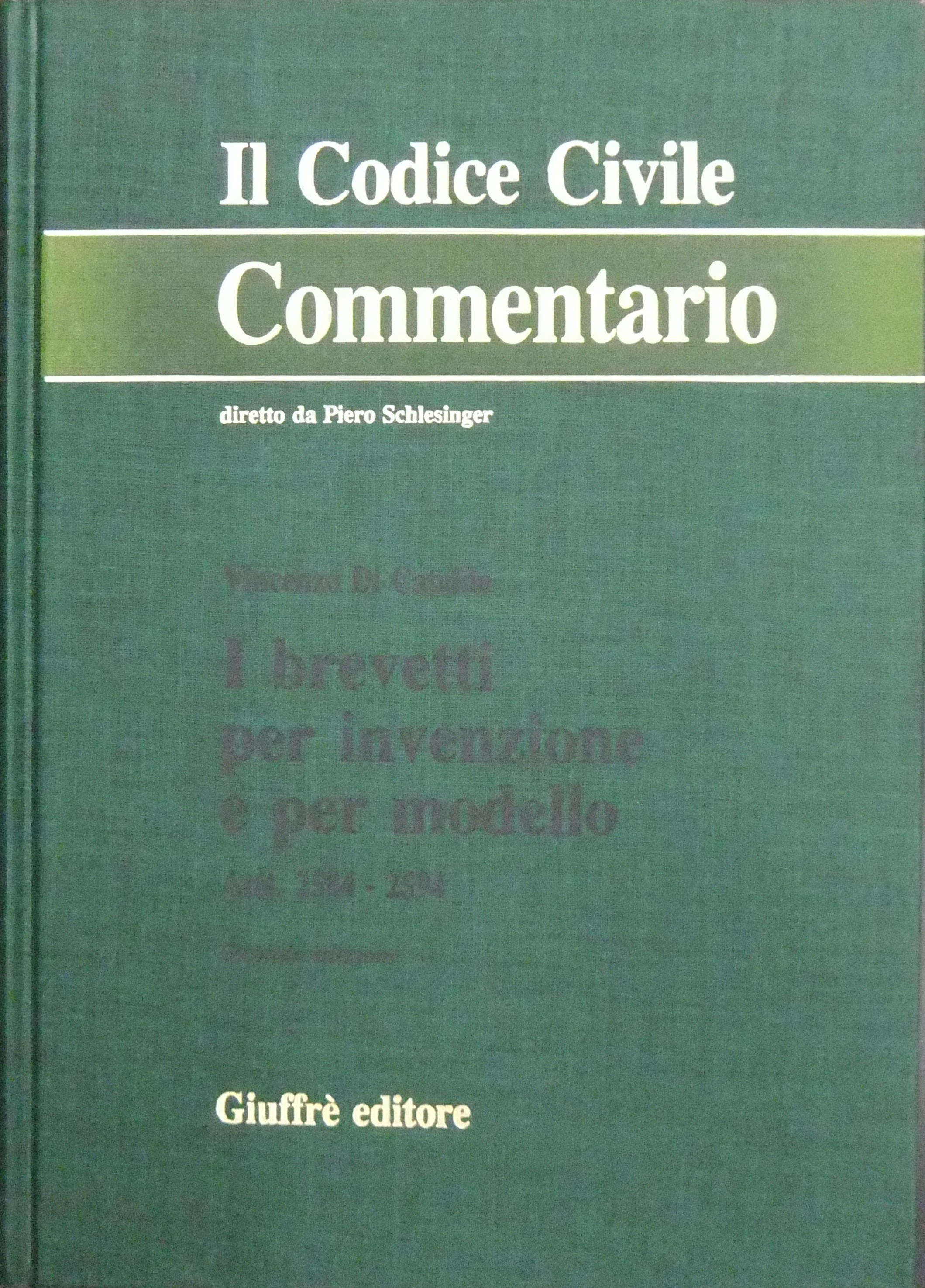 I brevetti per invenzione e per modello. Artt. 2584-2594