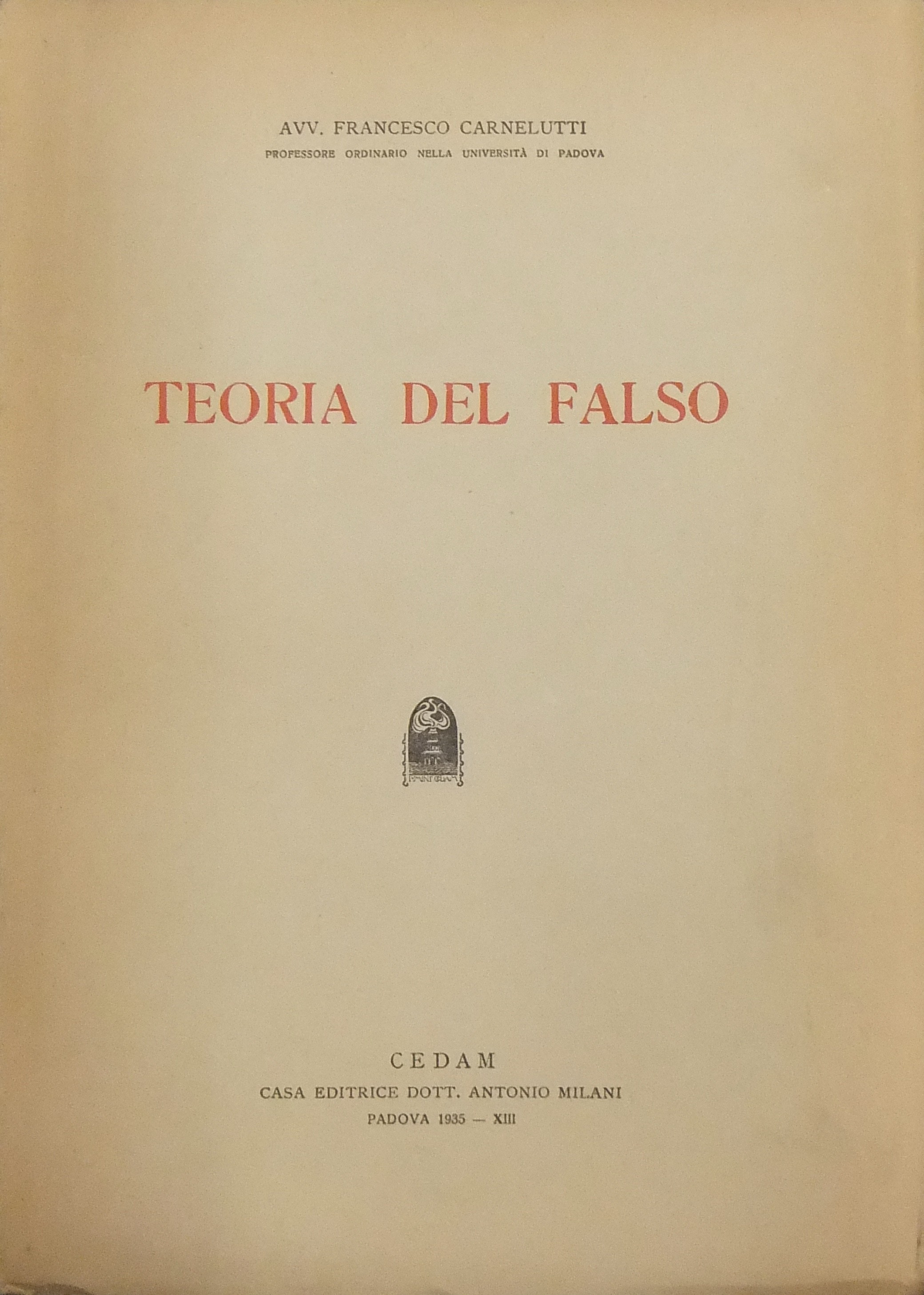 Teoria del falso