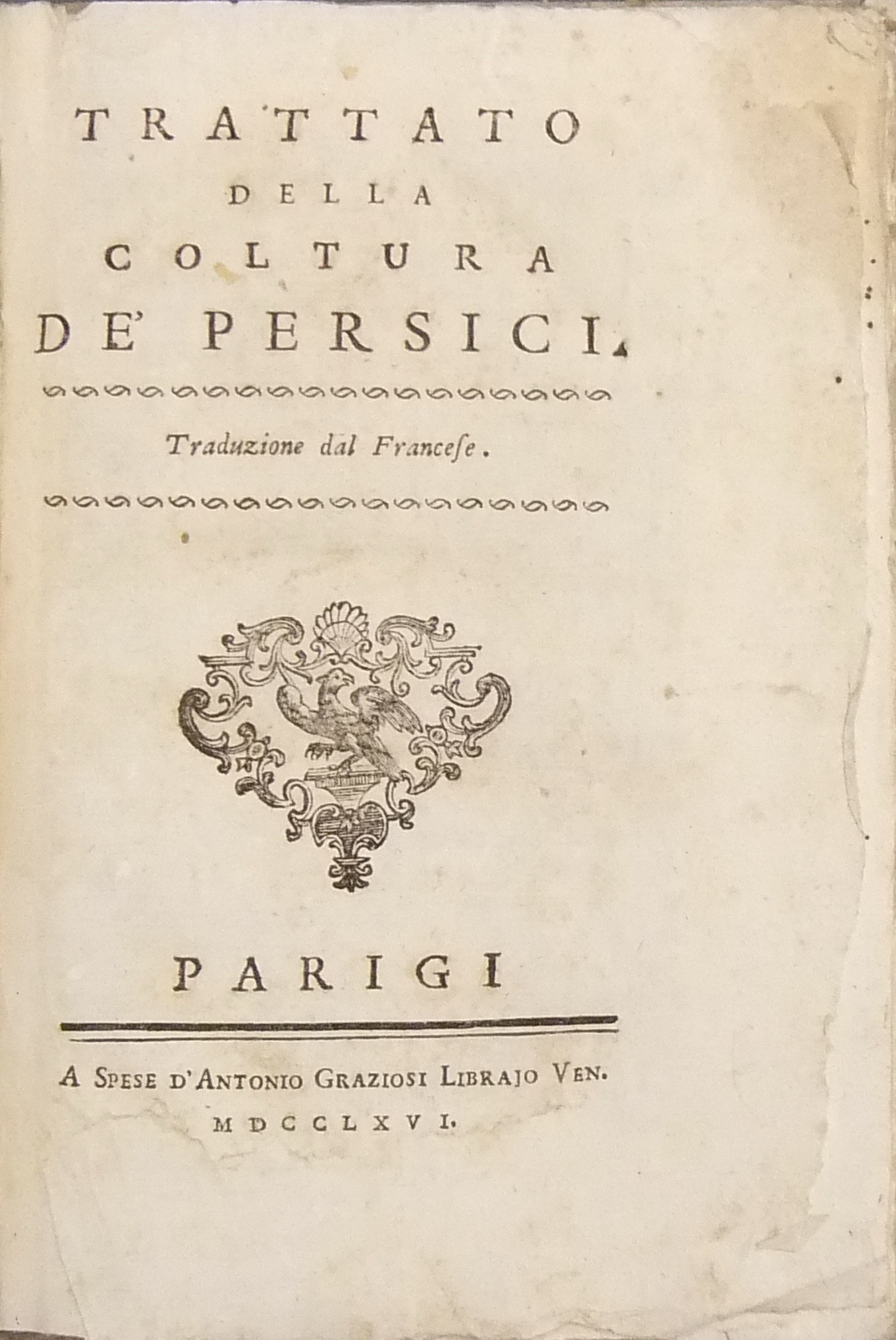 Trattato della coltura de' persici