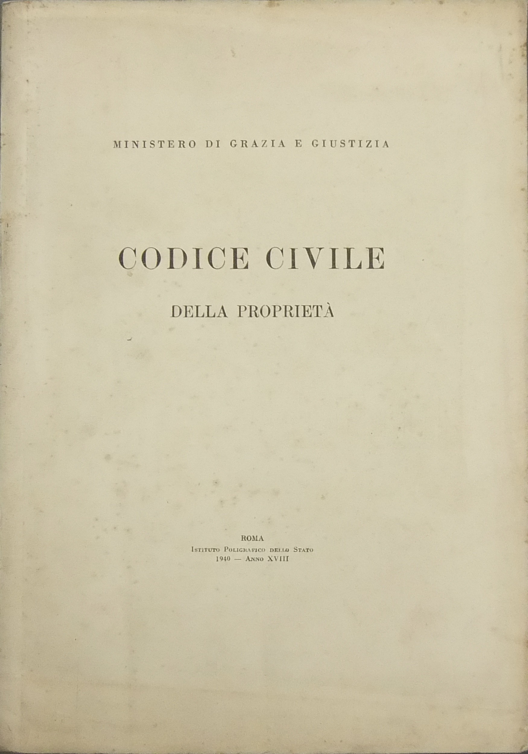 Codice Civile. Libro della proprietà