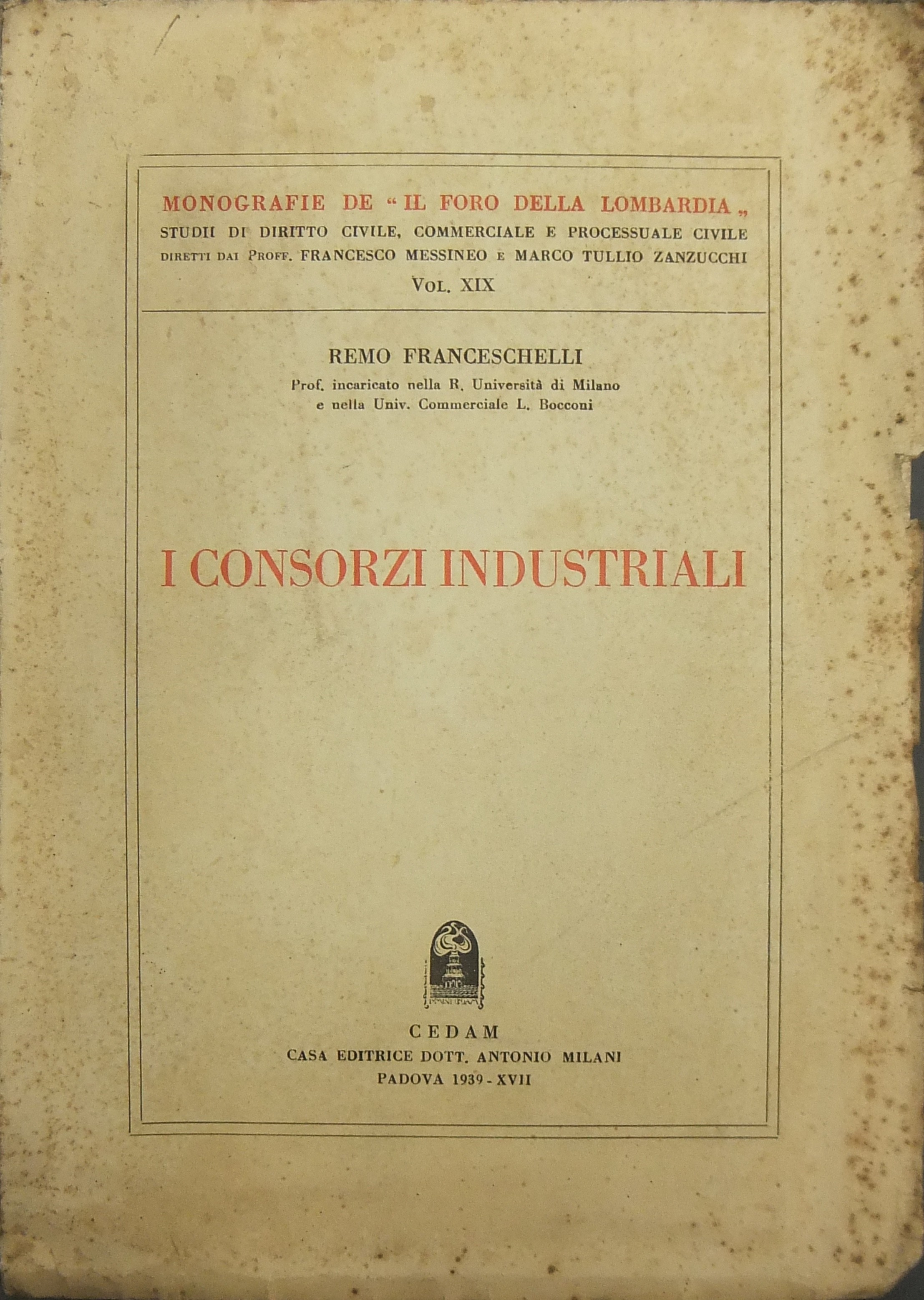 I consorzi industriali