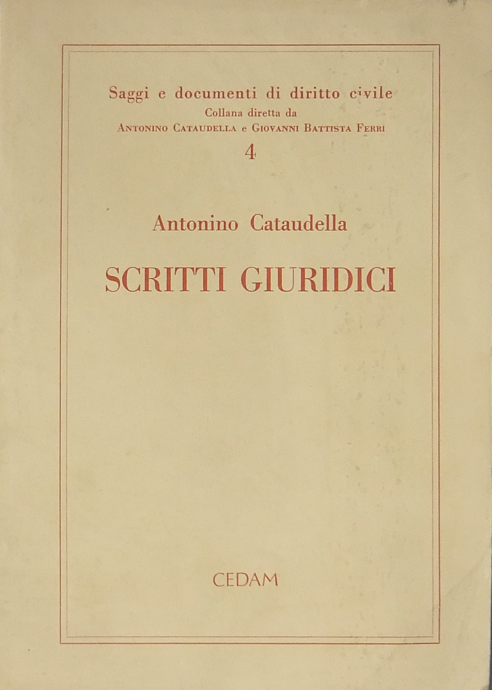 Scritti giuridici